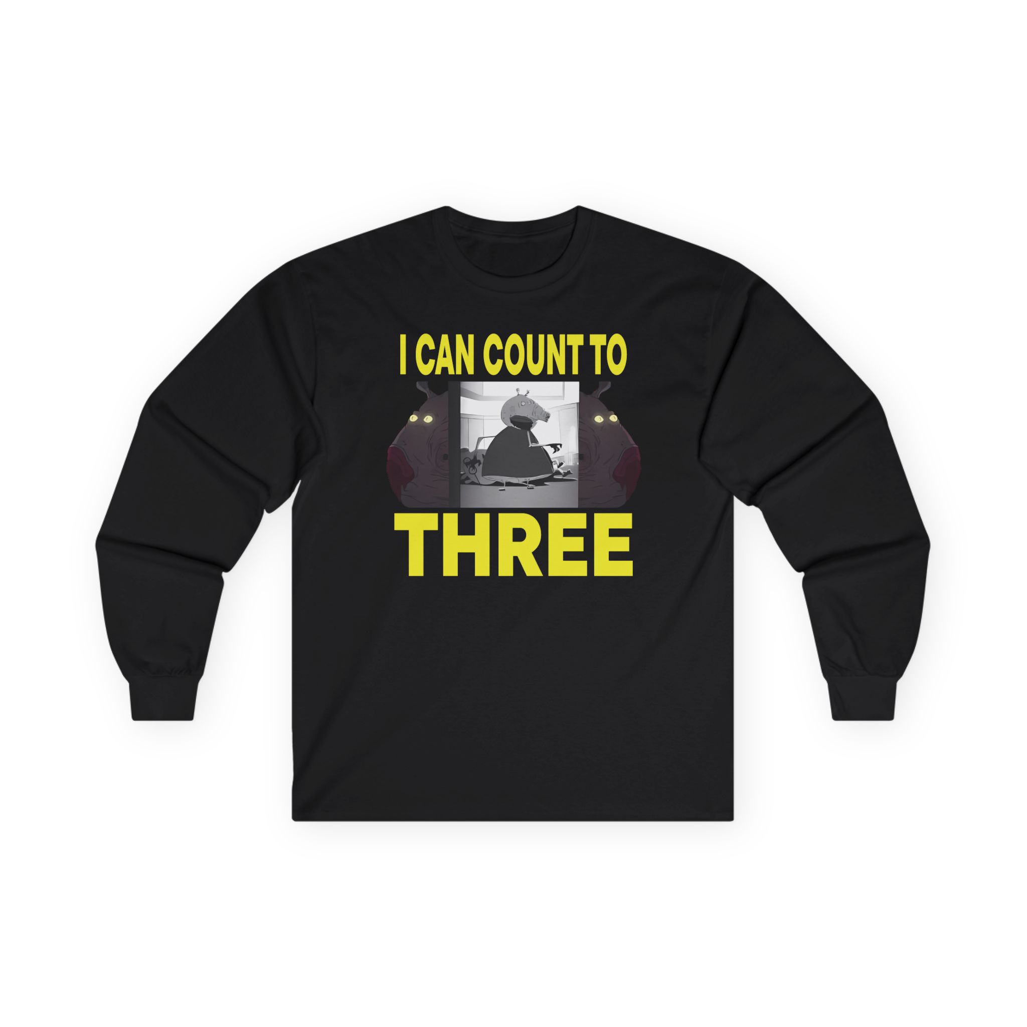 Papa Meat I Can Count to Three Unisex Ultra Cotton Long Sleeve Tee