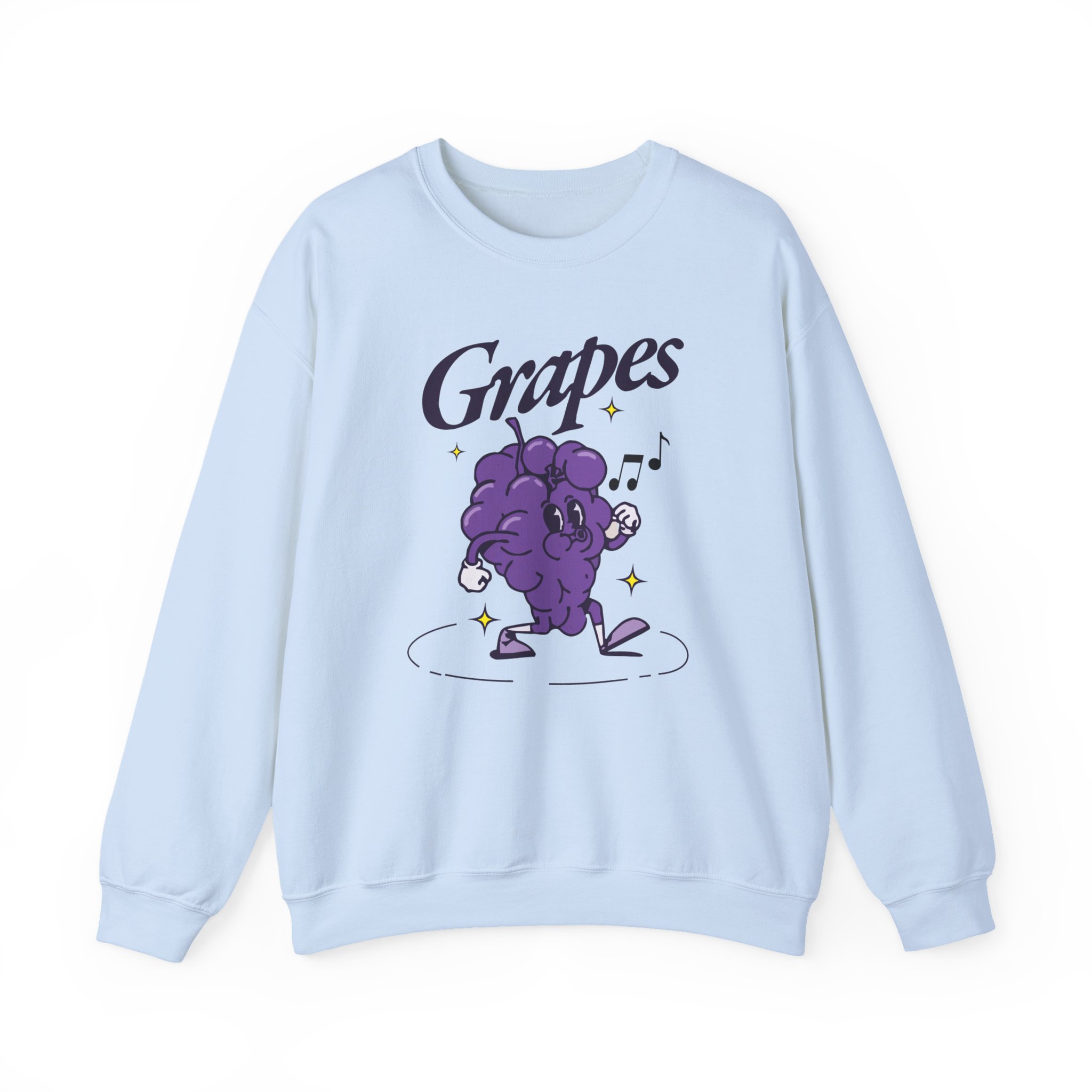 James Marriott Grapes Natural Unisex Heavy Blendâ„¢ Crewneck Sweatshirt