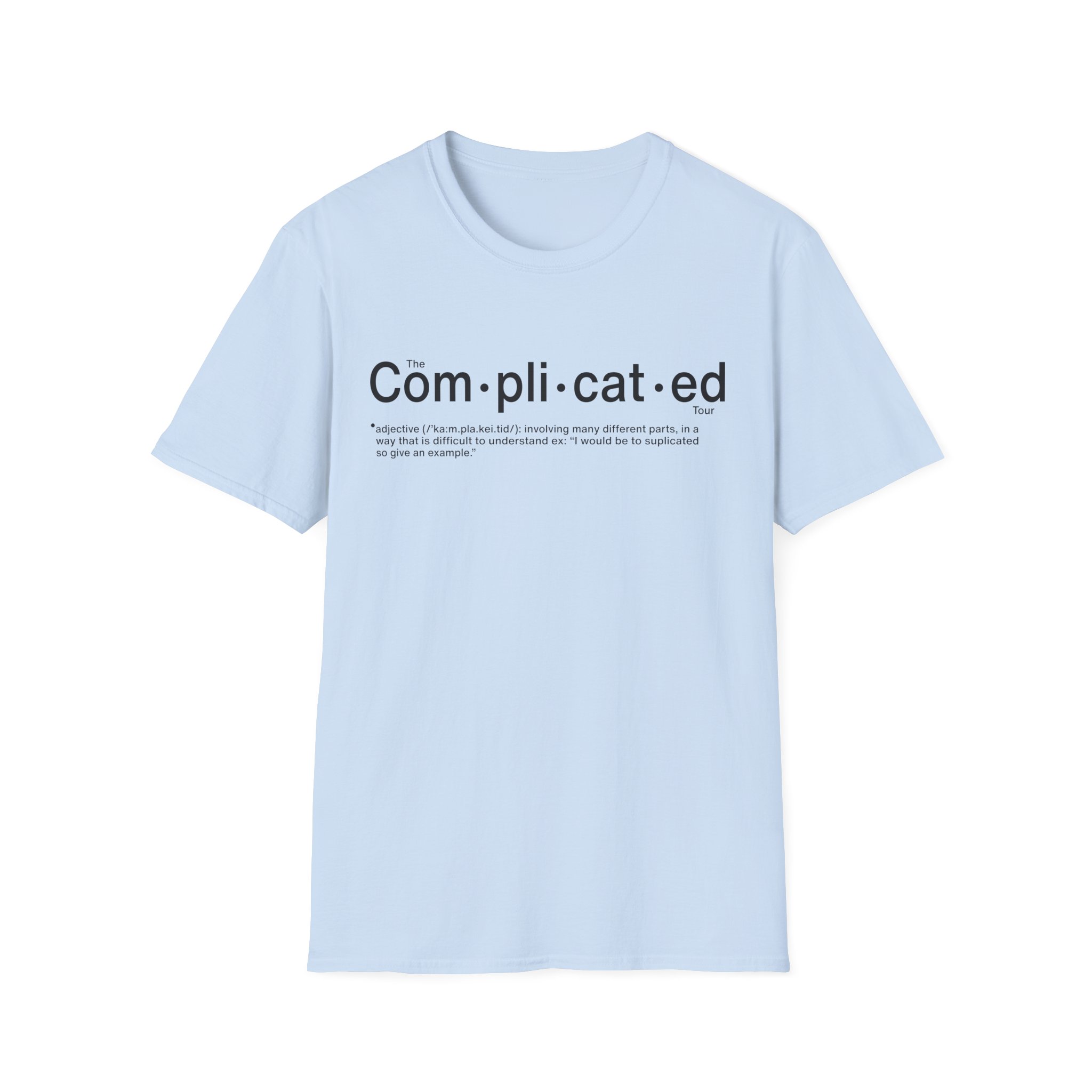 Joshua Bassett Complicated Definition Unisex Softstyle T-Shirt