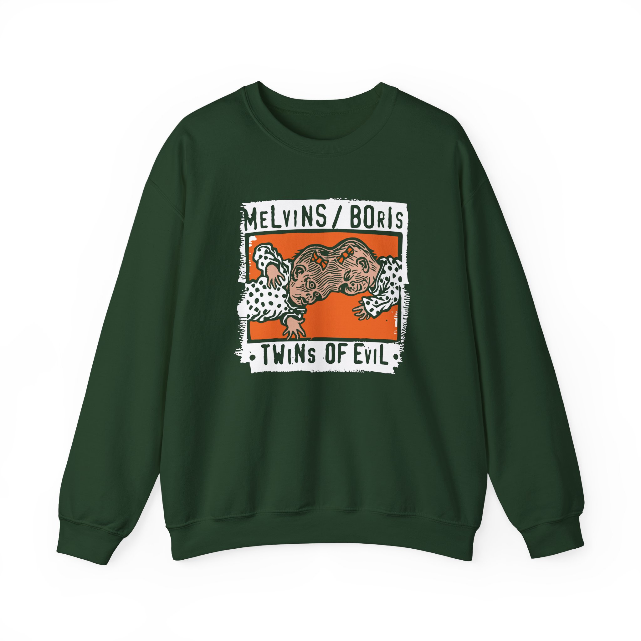 Melvins Twins of Evil Unisex Heavy Blendâ„¢ Crewneck Sweatshirt