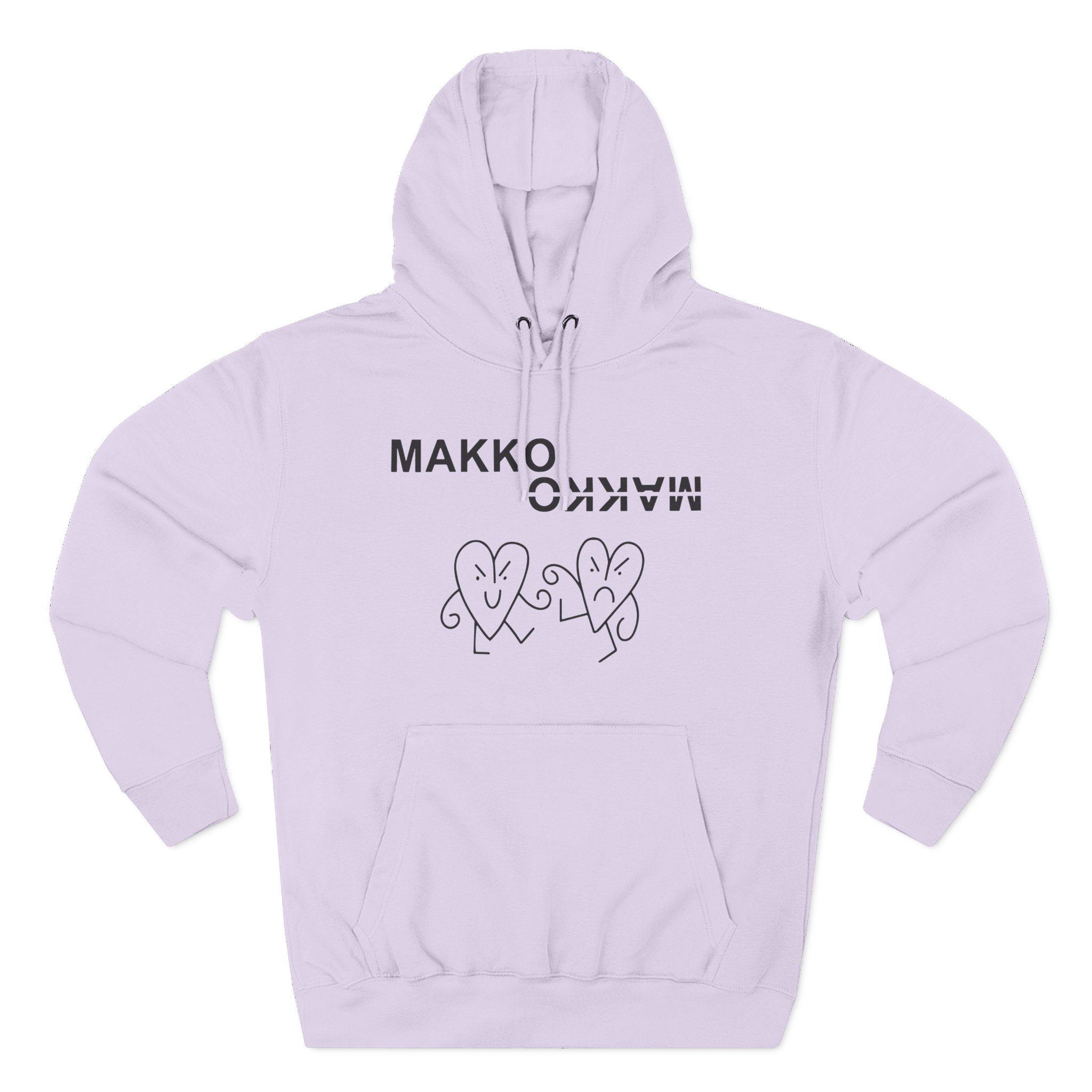 Makko Three-Panel Fleece Hoodie