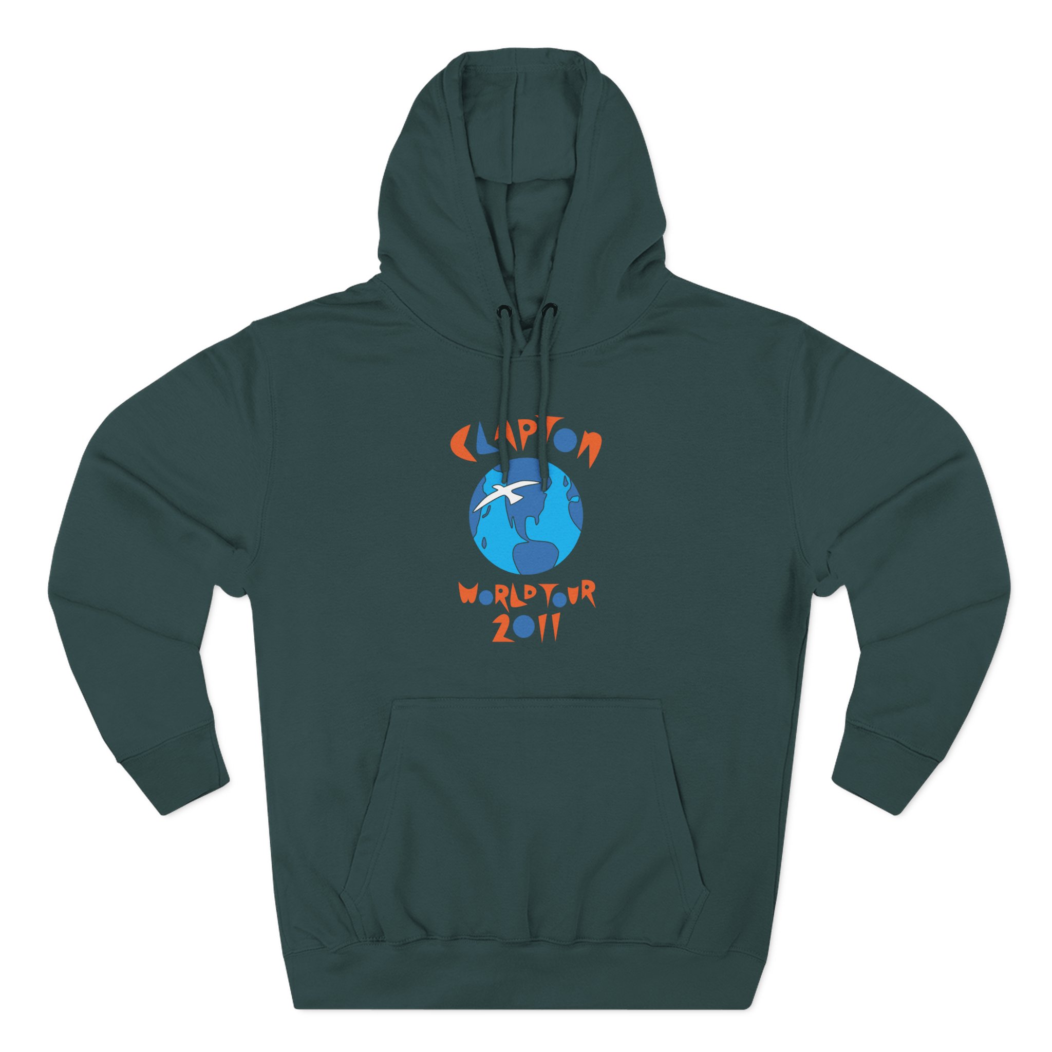 Eric Clapton World Tour 2011 Three-Panel Fleece Hoodie