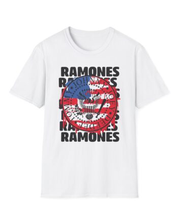 Ramones US Flag Unisex Softstyle T-Shirt