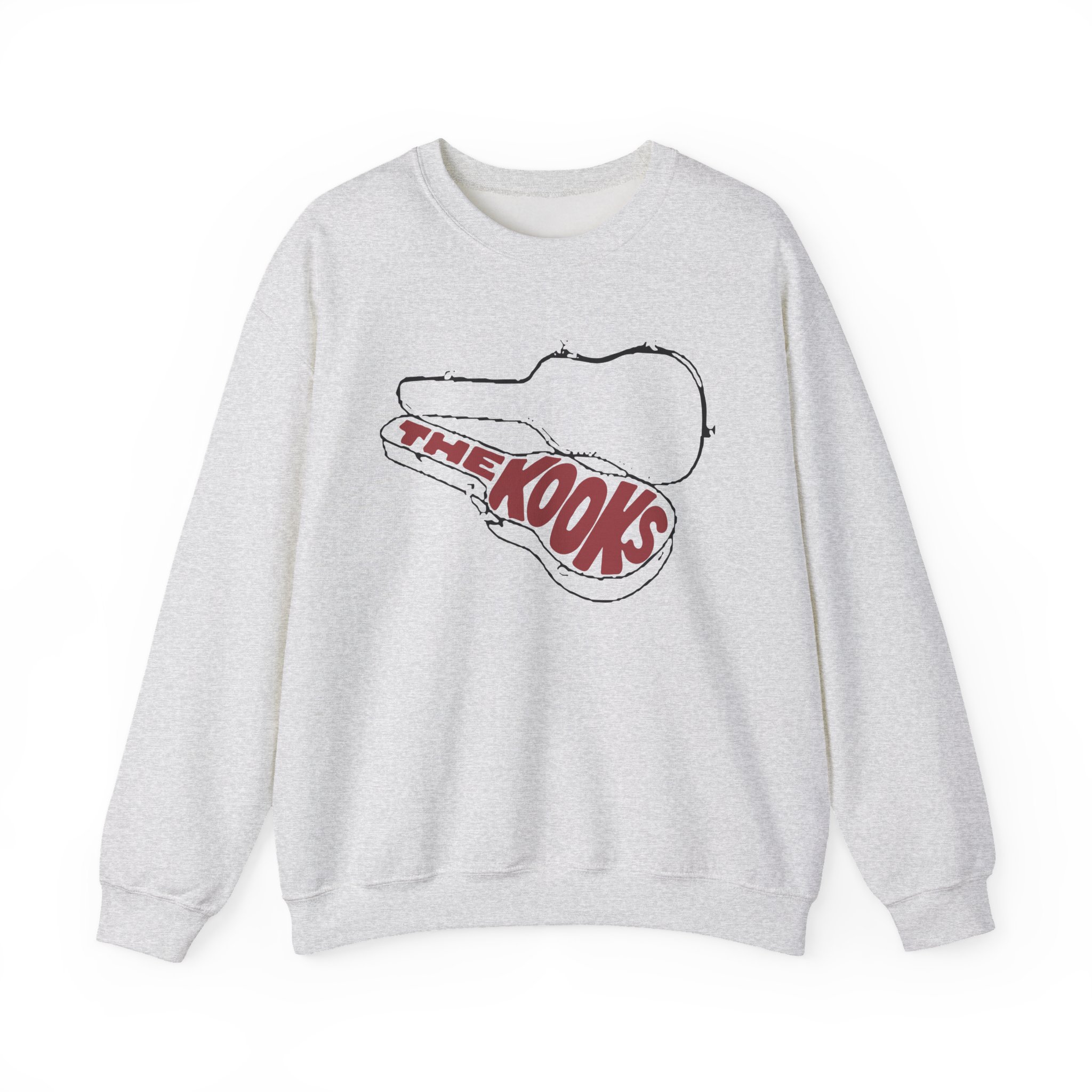 The Kooks Guitar Case Unisex Heavy Blendâ„¢ Crewneck Sweatshirt