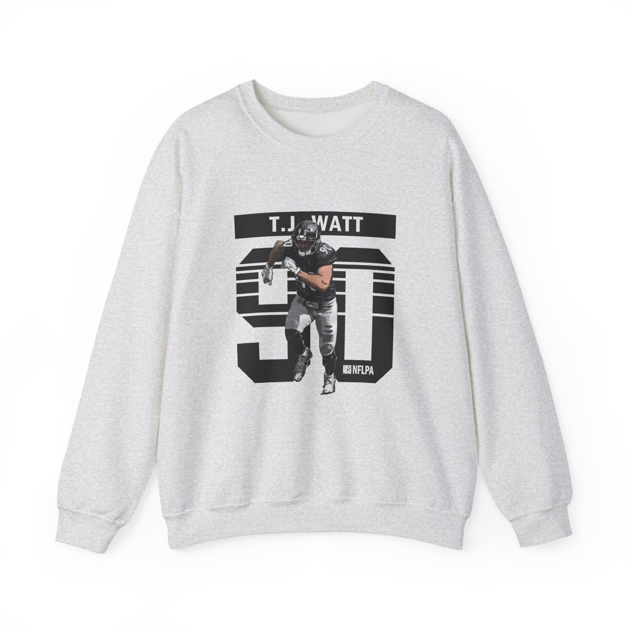 Tj Watt Grunge Unisex Heavy Blendâ„¢ Crewneck Sweatshirt