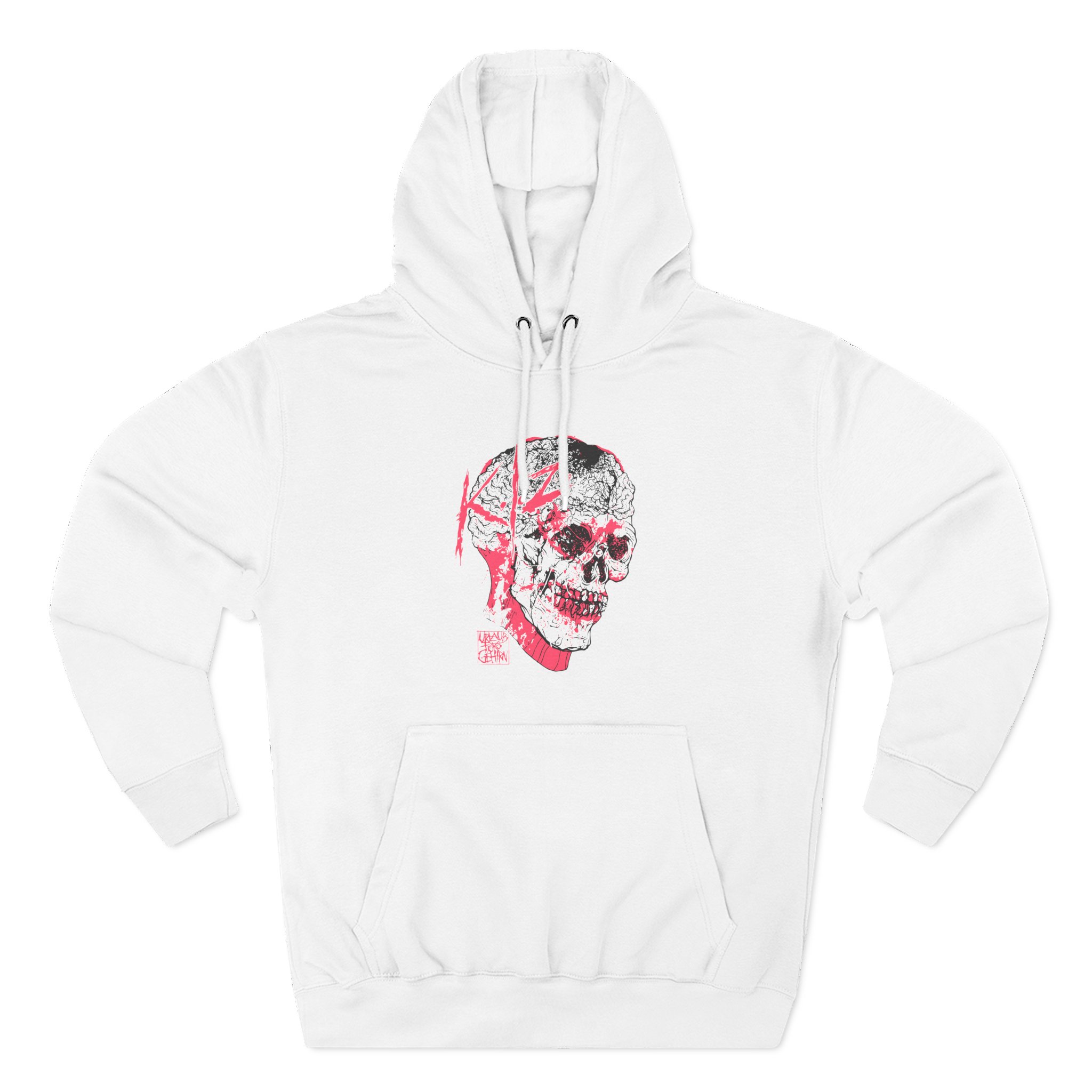 Kiz Brain Three-Panel Fleece Hoodie