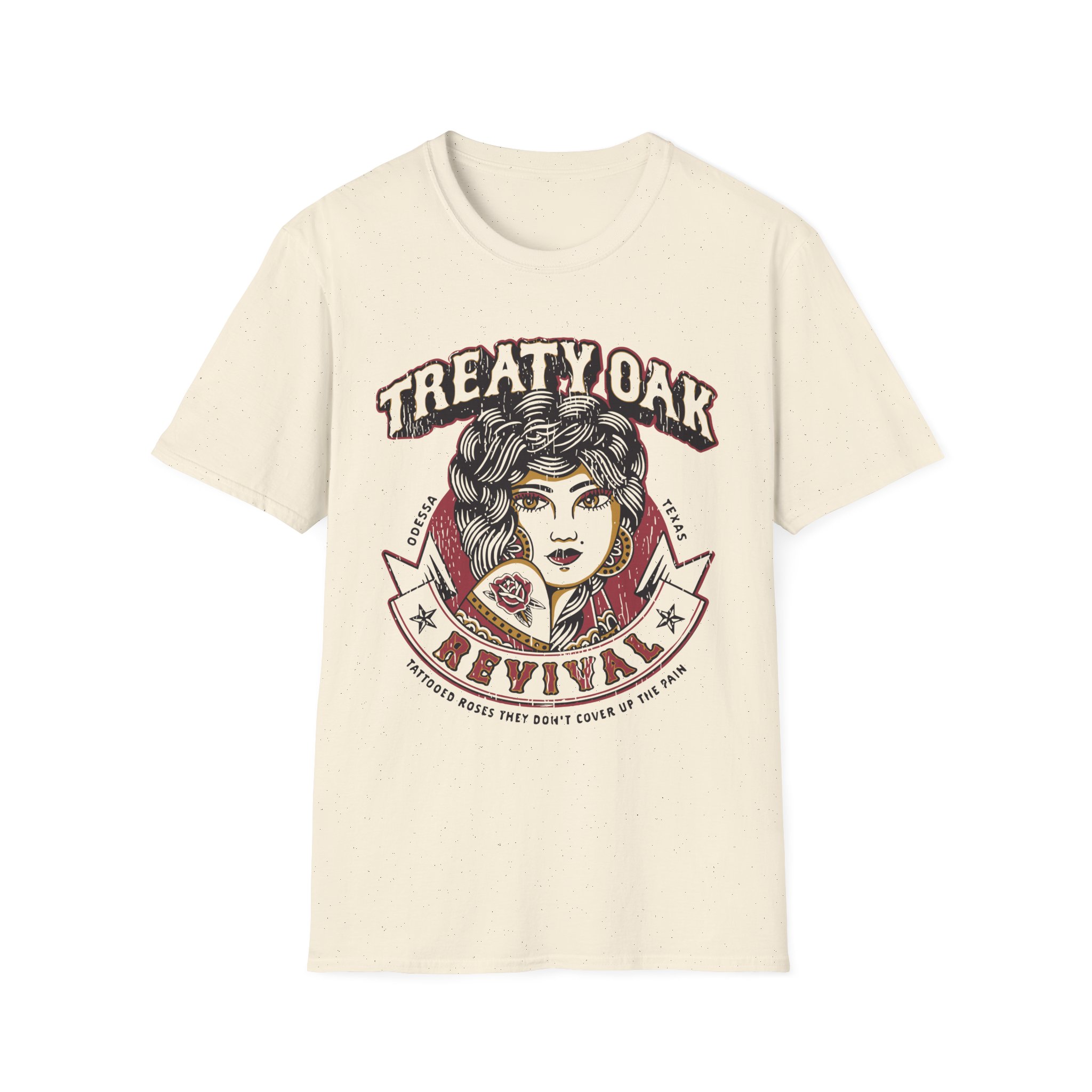 Treaty Oak Revival Rose Unisex Softstyle T-Shirt