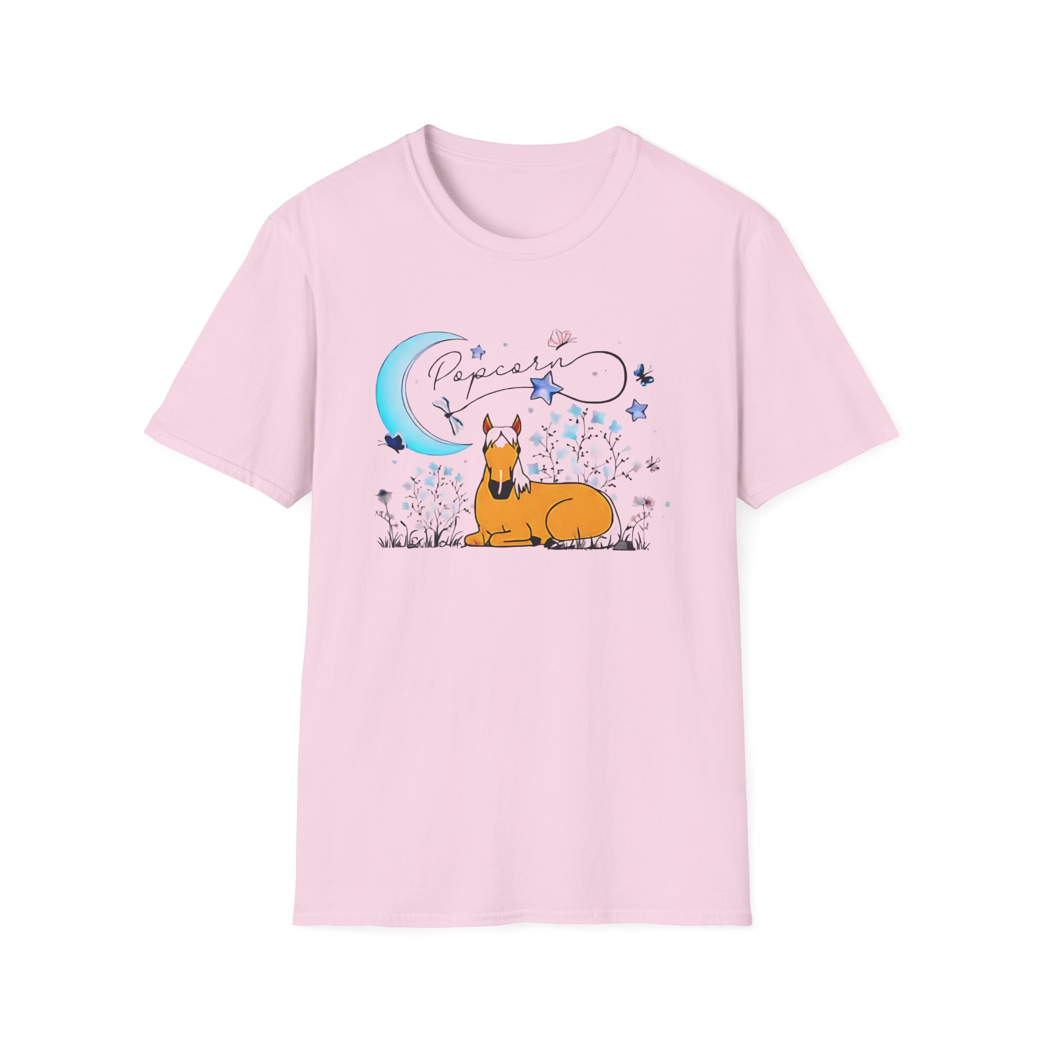 Harlow and Popcorn Unisex Softstyle T-Shirt