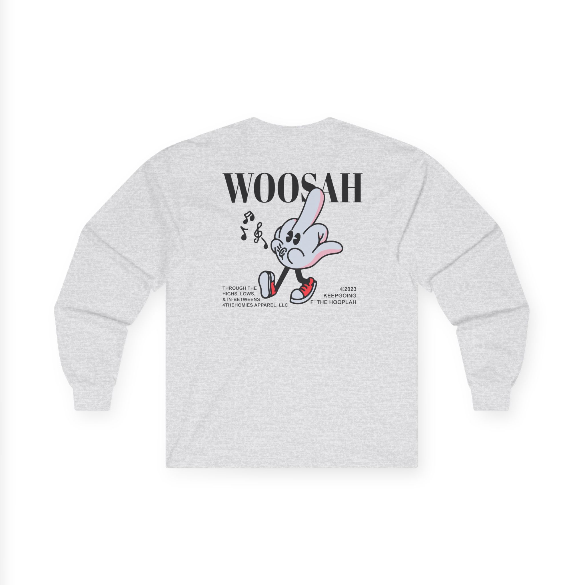 Mike Stud Keepgoing Woosah Unisex Ultra Cotton Long Sleeve Tee