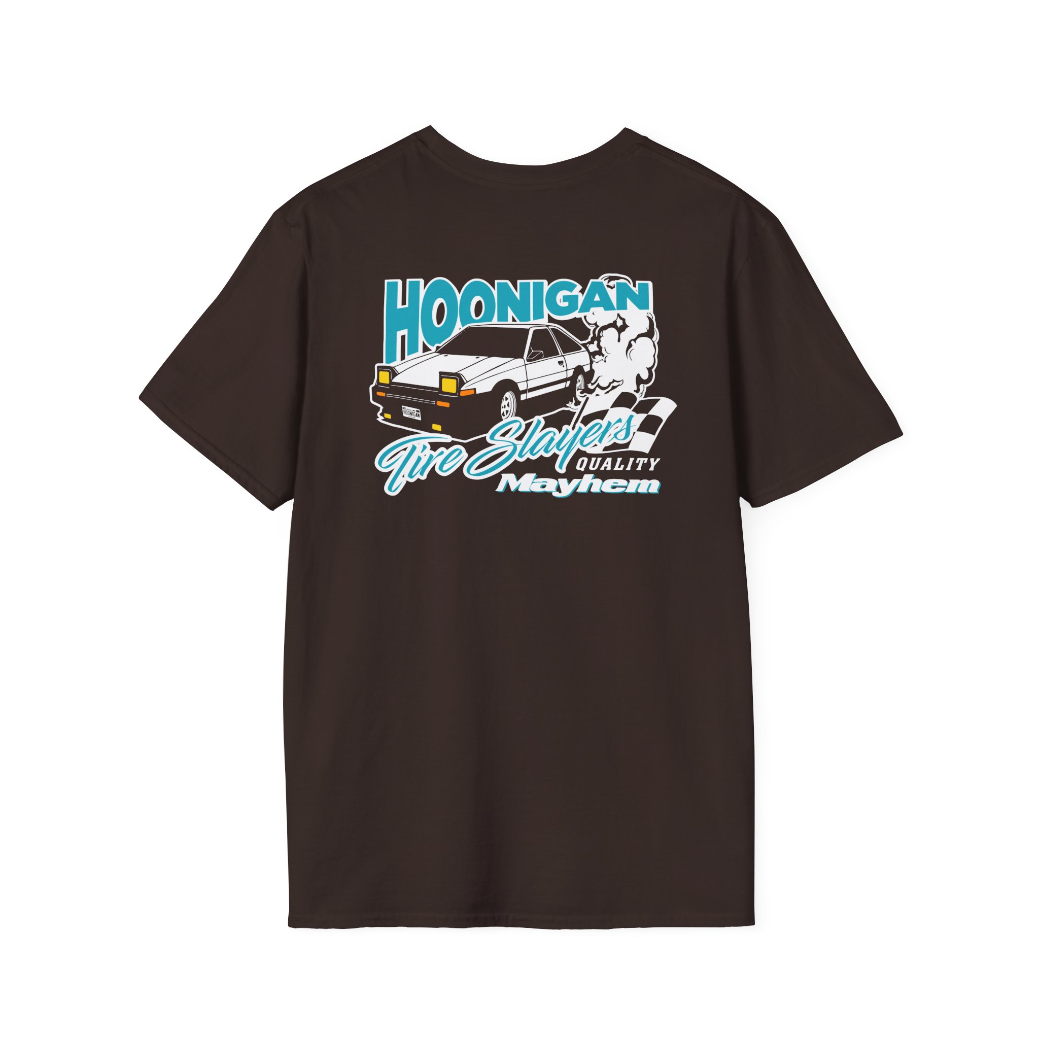 Ken Block Hoonigan 86 Tire Slayers Unisex Softstyle T-Shirt
