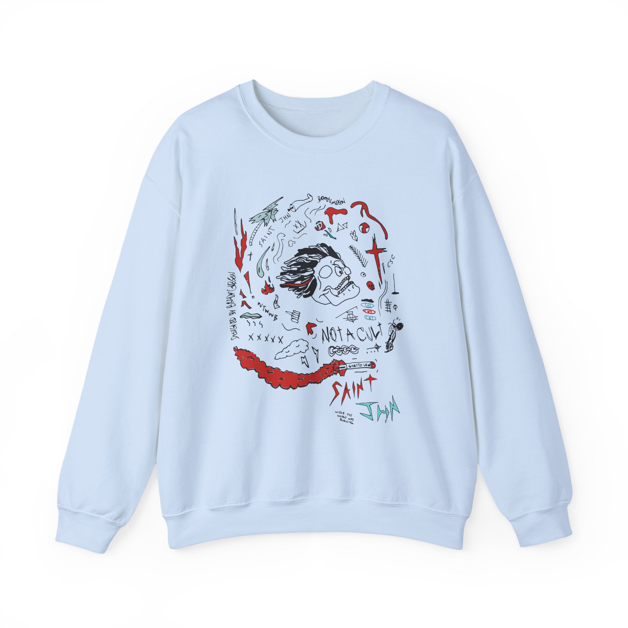 Saint Jhn Unisex Heavy Blendâ„¢ Crewneck Sweatshirt