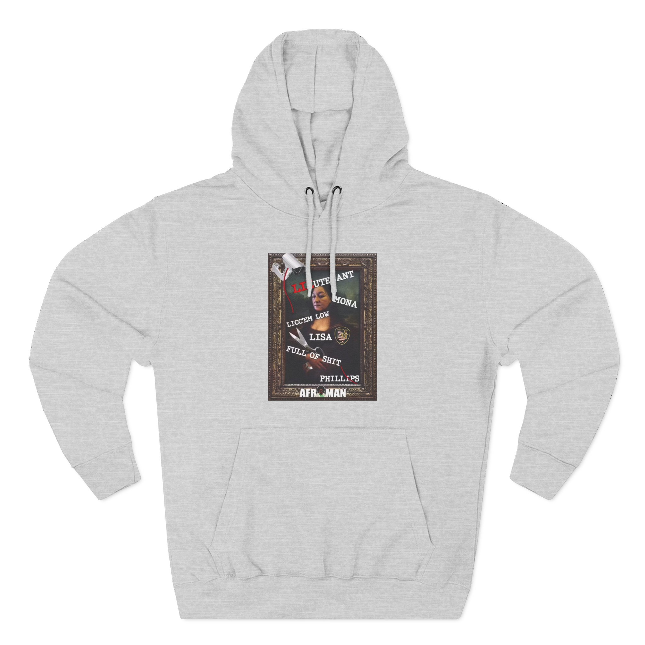 Afroman Lt Licc’em Low Lisa Full of Shit Phillips Three-Panel Fleece Hoodie