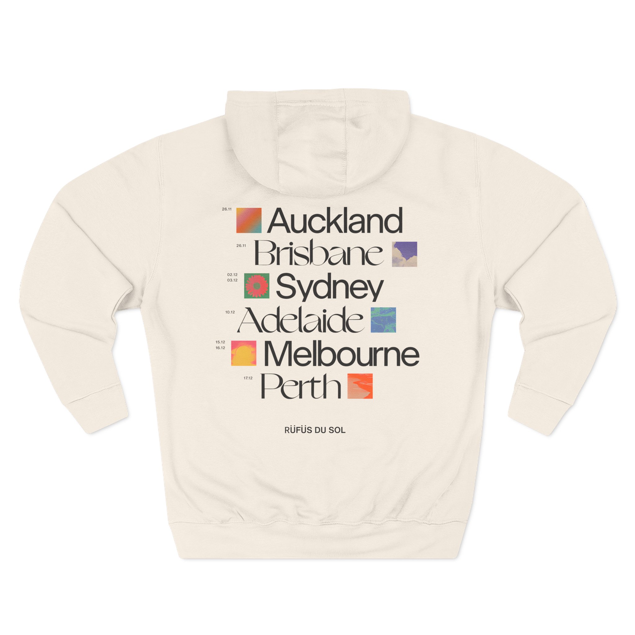 Rufus Du Sol Three-Panel Fleece Hoodie