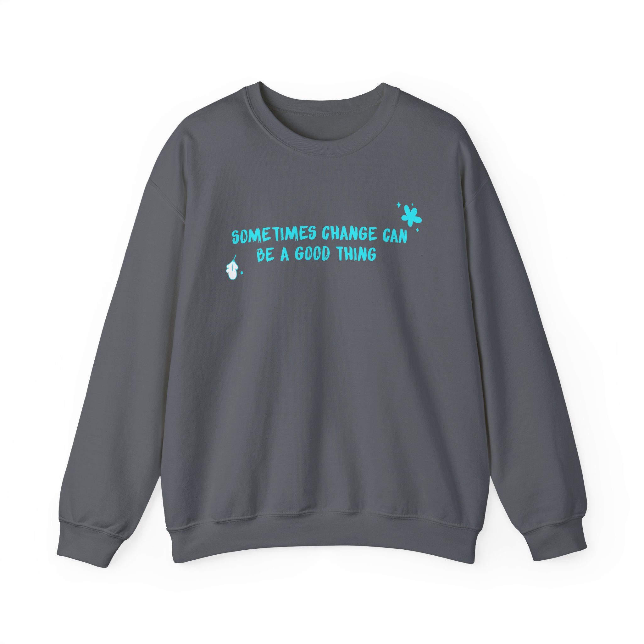Heartstopper Sometimes Change Can Be a Good Thing Unisex Heavy Blendâ„¢ Crewneck Sweatshirt