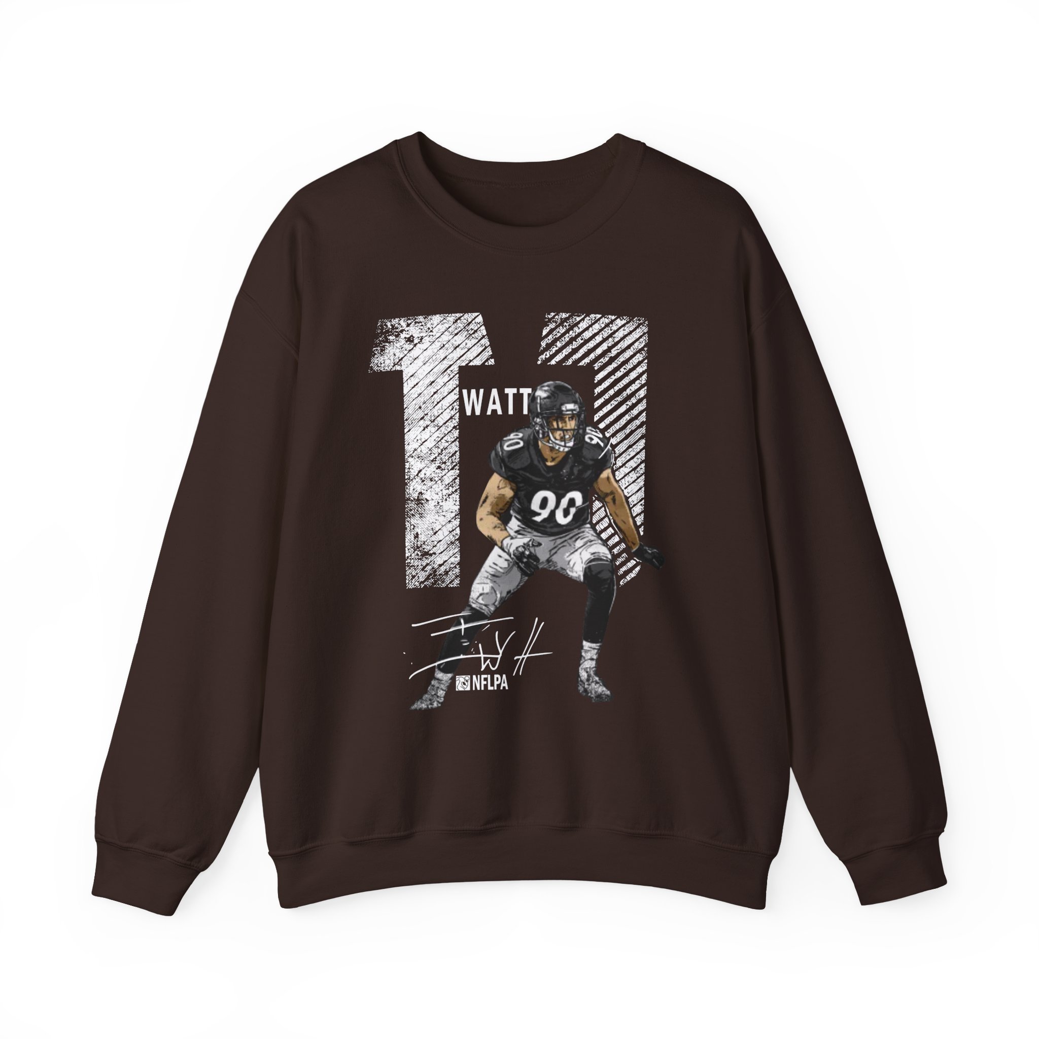 Tj Watt Mega Bold Unisex Heavy Blendâ„¢ Crewneck Sweatshirt