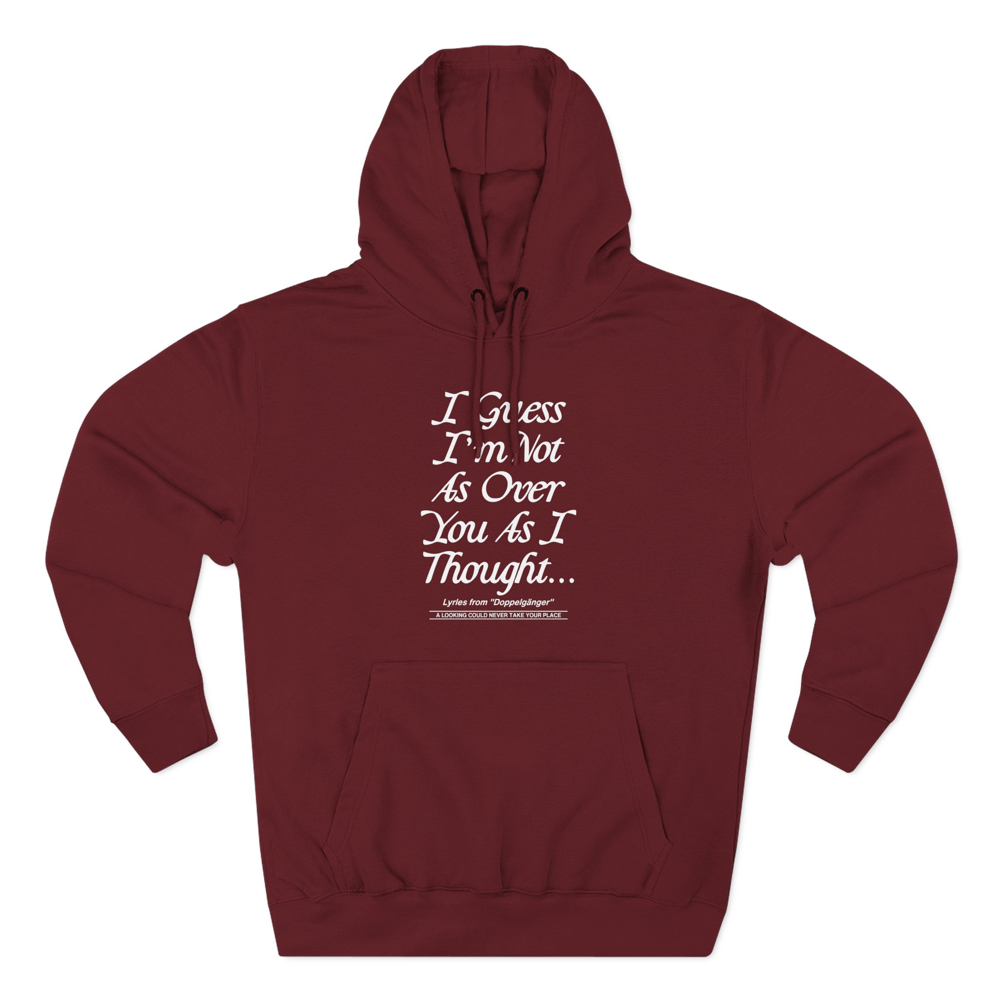 Joshua Bassett Doppelgänger Lyric Three-Panel Fleece Hoodie
