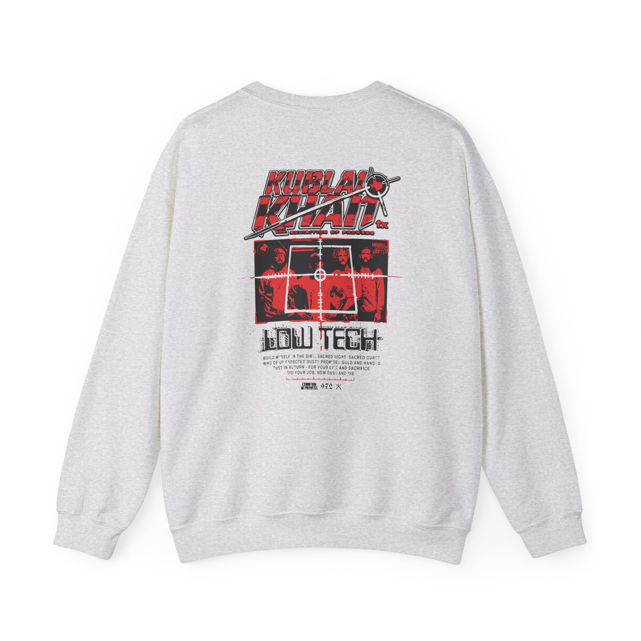 Kublai Khan Low Tech Unisex Heavy Blendâ„¢ Crewneck Sweatshirt
