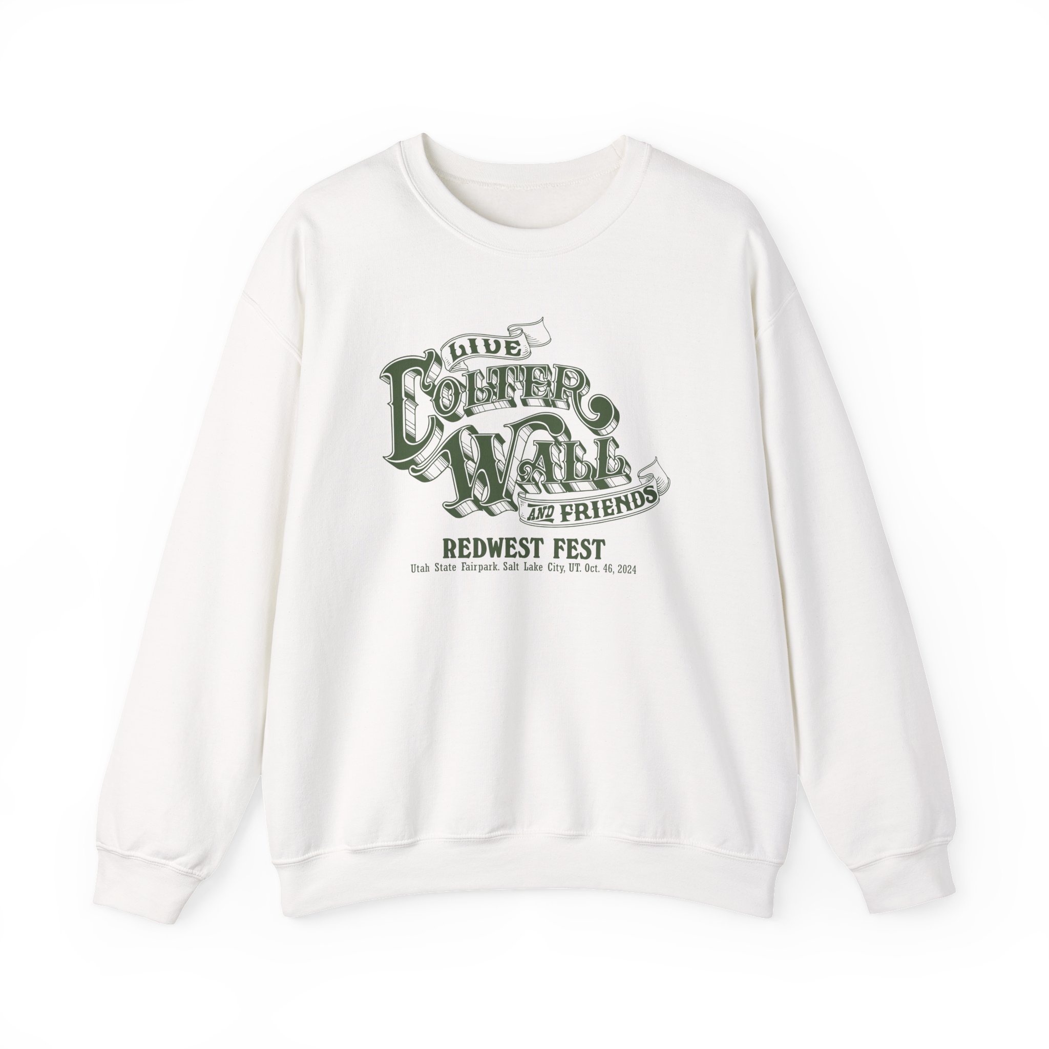 Colter Wall RedWest Fest Unisex Heavy Blendâ„¢ Crewneck Sweatshirt
