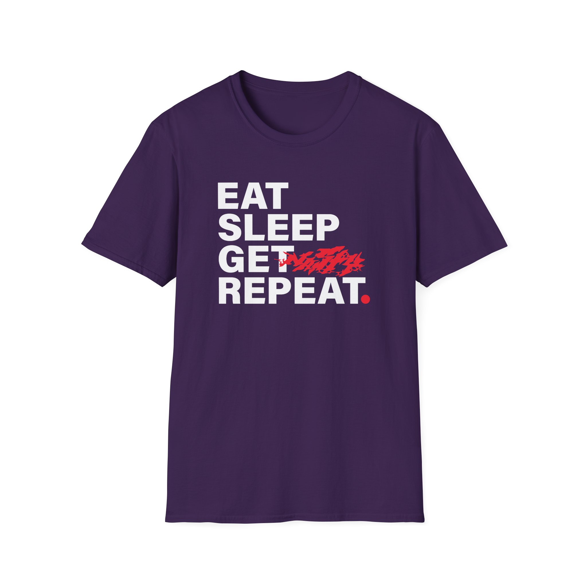 Nasty Eat Sleep Get Repeat Unisex Softstyle T-Shirt