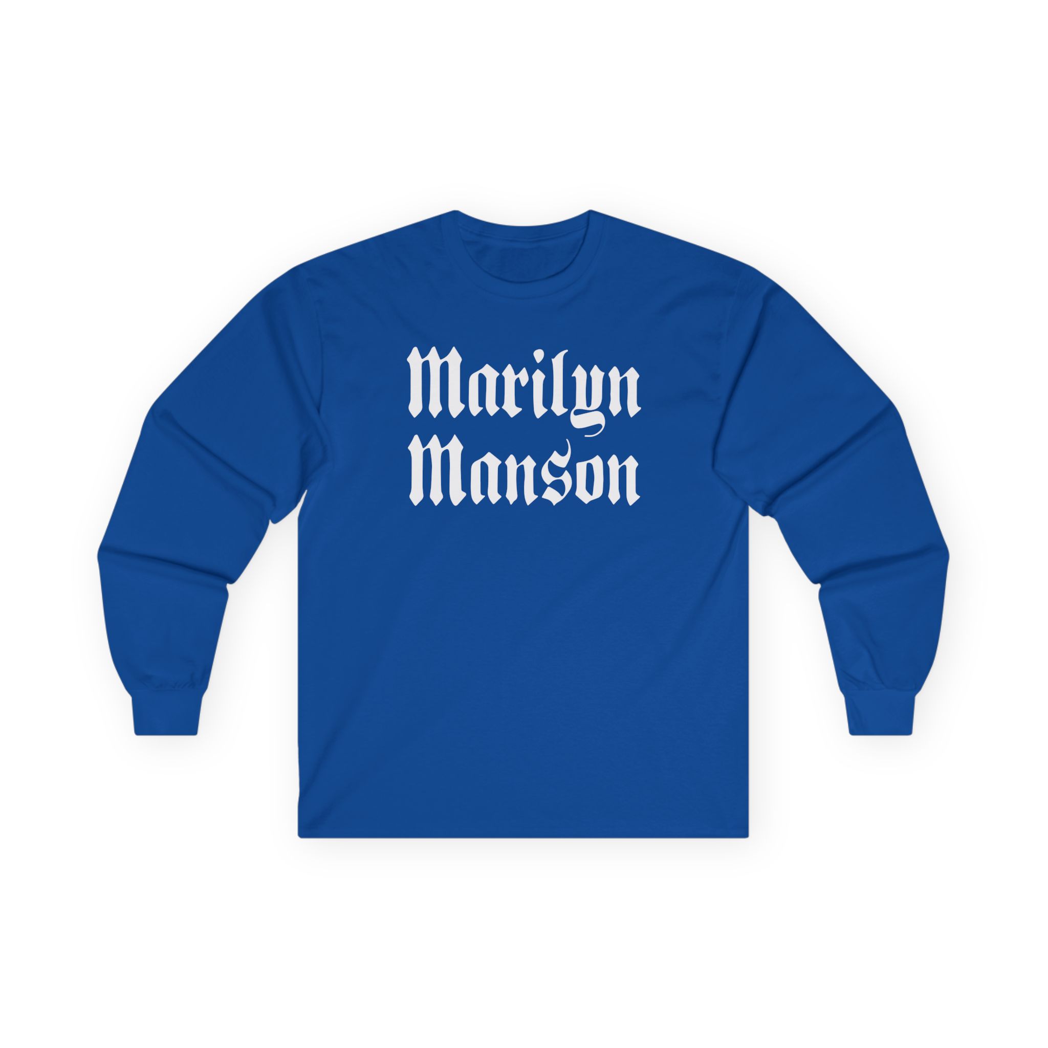 Marilyn Manson Goth Logo Unisex Ultra Cotton Long Sleeve Tee