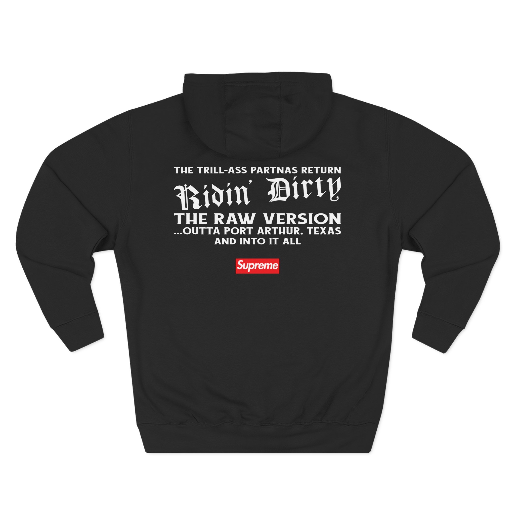 UGK Three-Panel Fleece Hoodie