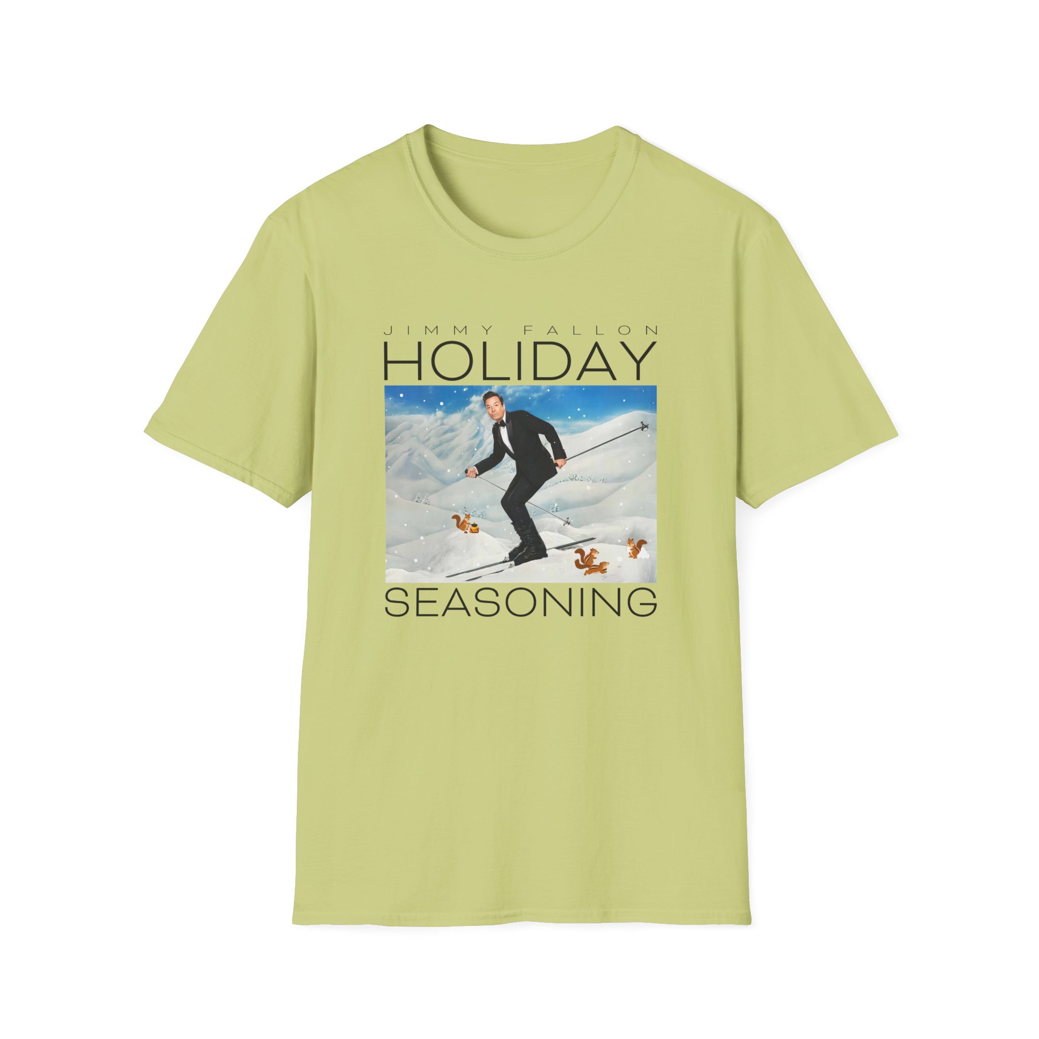 Jimmy Fallon Holiday Seasoning Unisex Softstyle T-Shirt