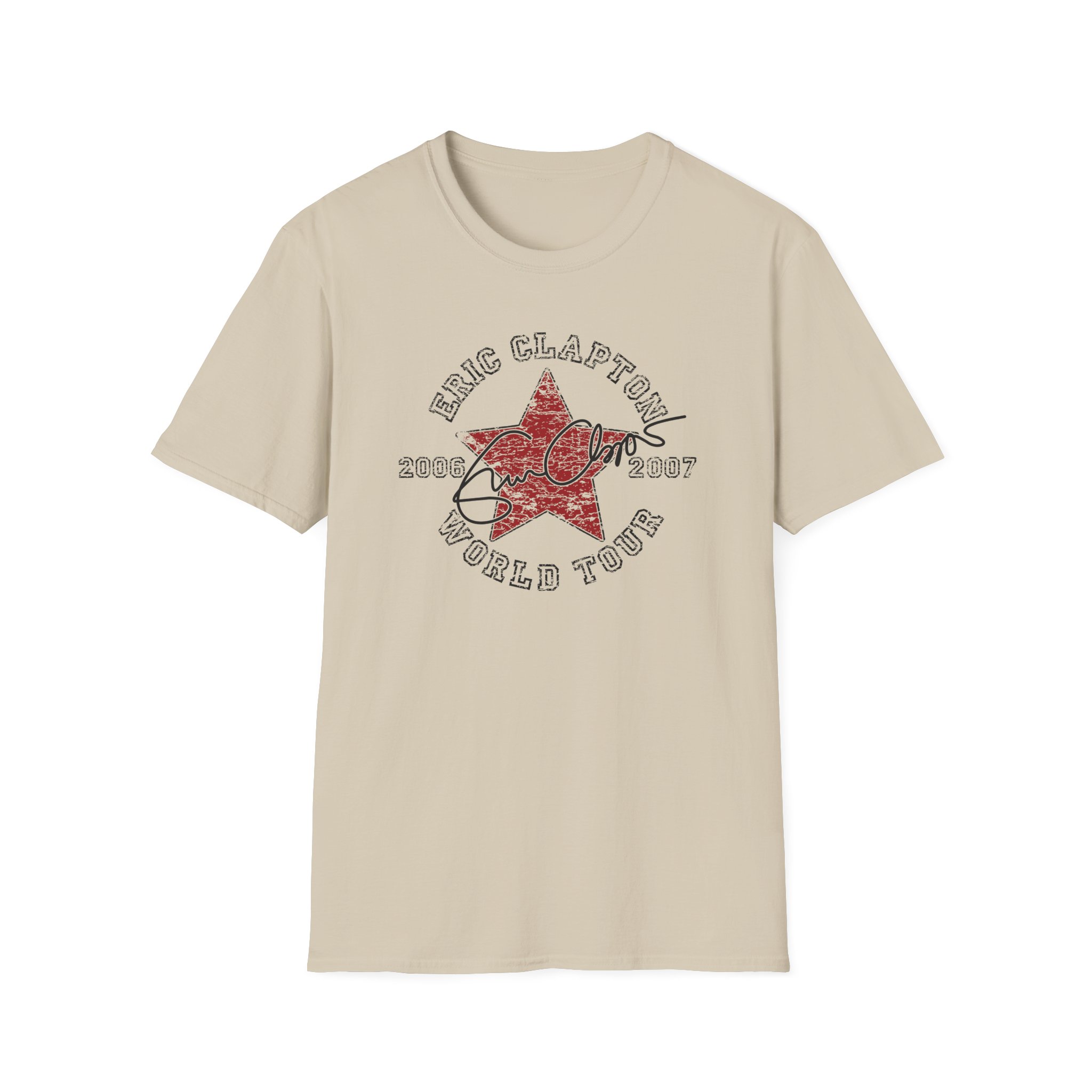 Eric Clapton 2006-07 World Tour Unisex Softstyle T-Shirt
