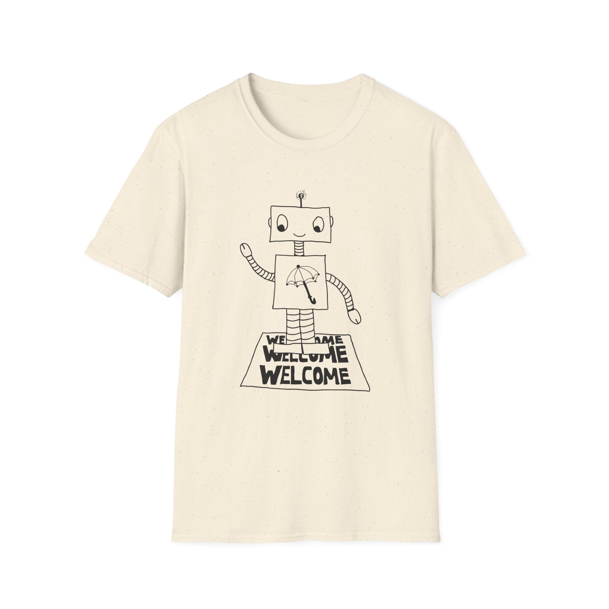 Armchair Expert Robot Unisex Softstyle T-Shirt