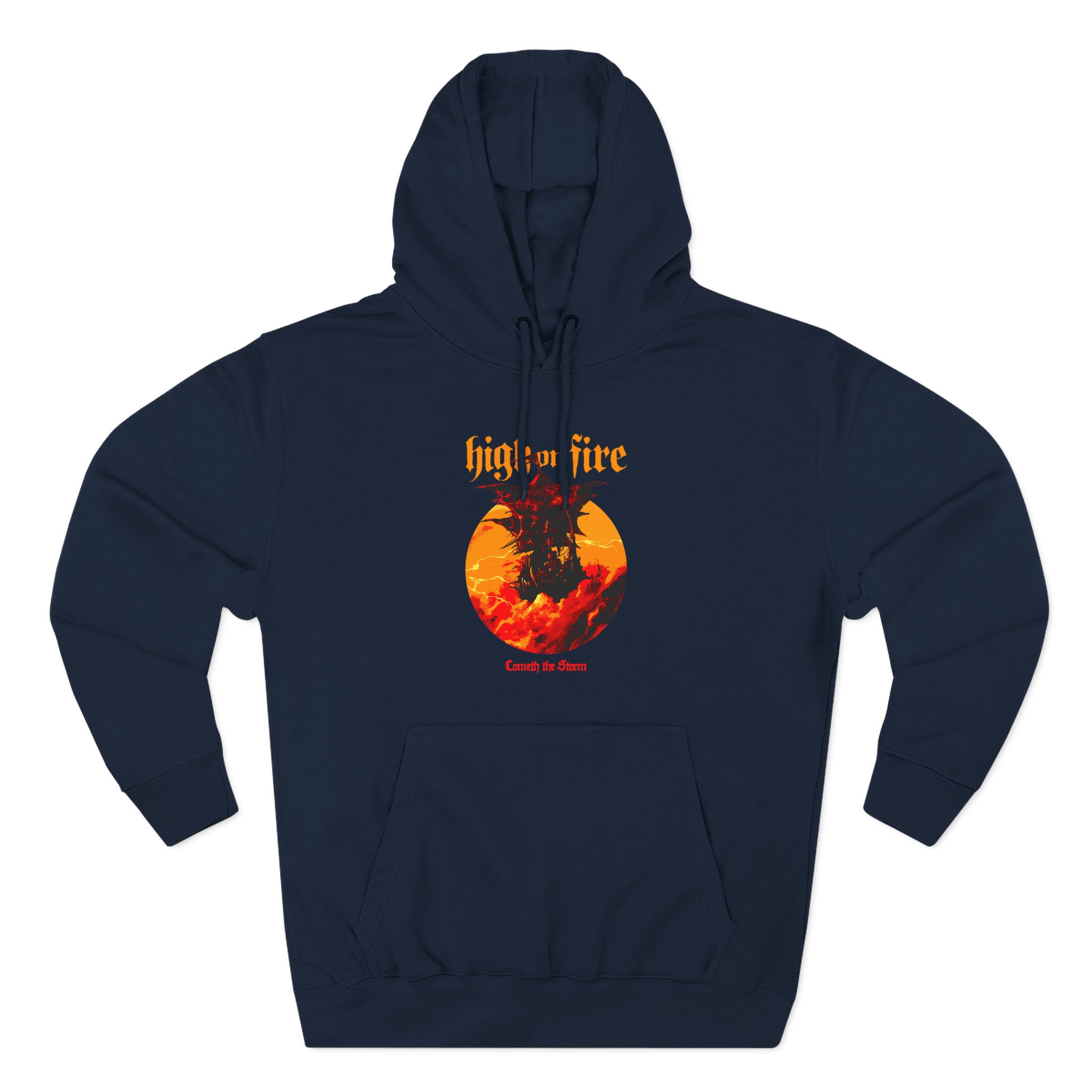 High on Fire Cometh the Storm Three-Panel Fleece Hoodie