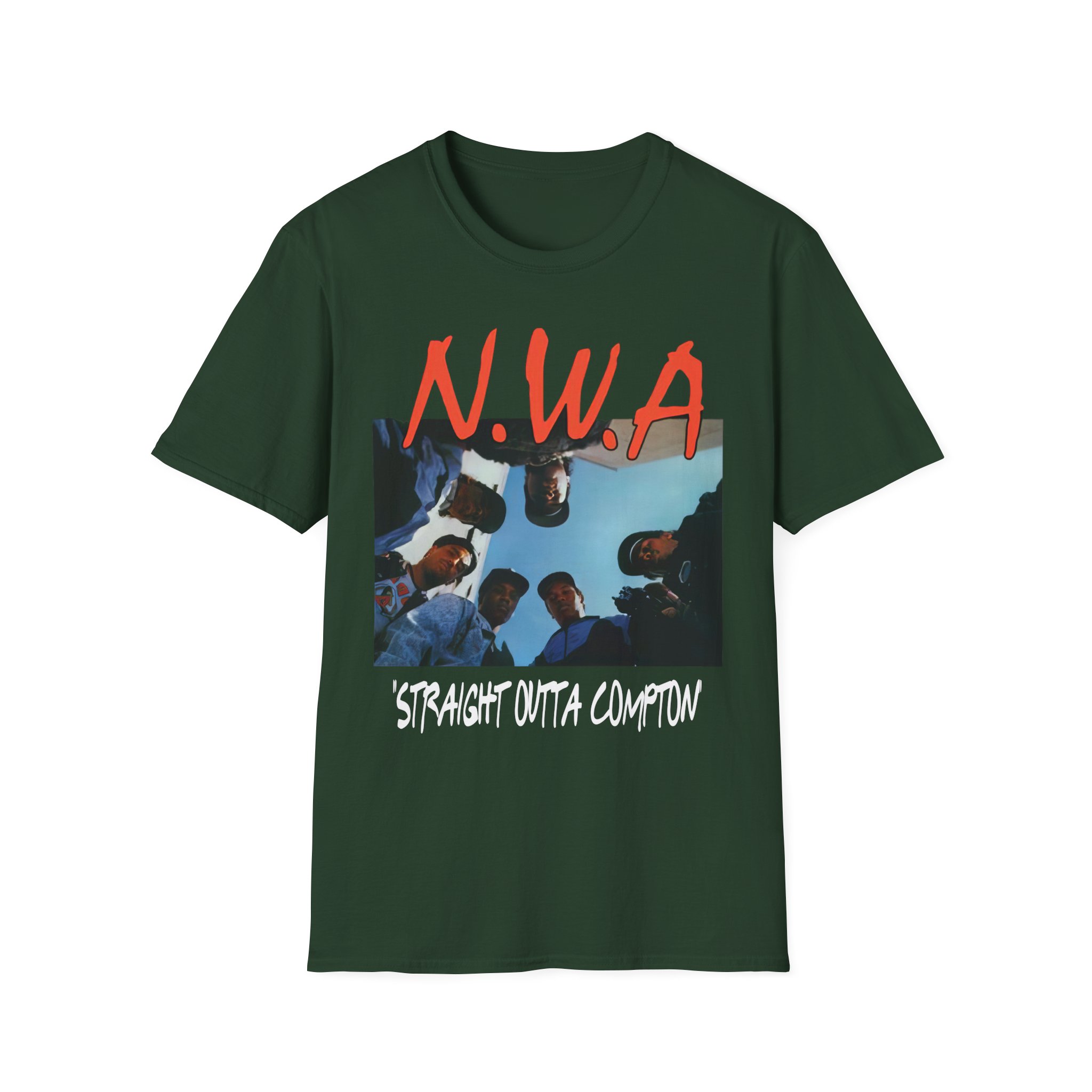 NWA Straight Outta Compton Unisex Softstyle T-Shirt