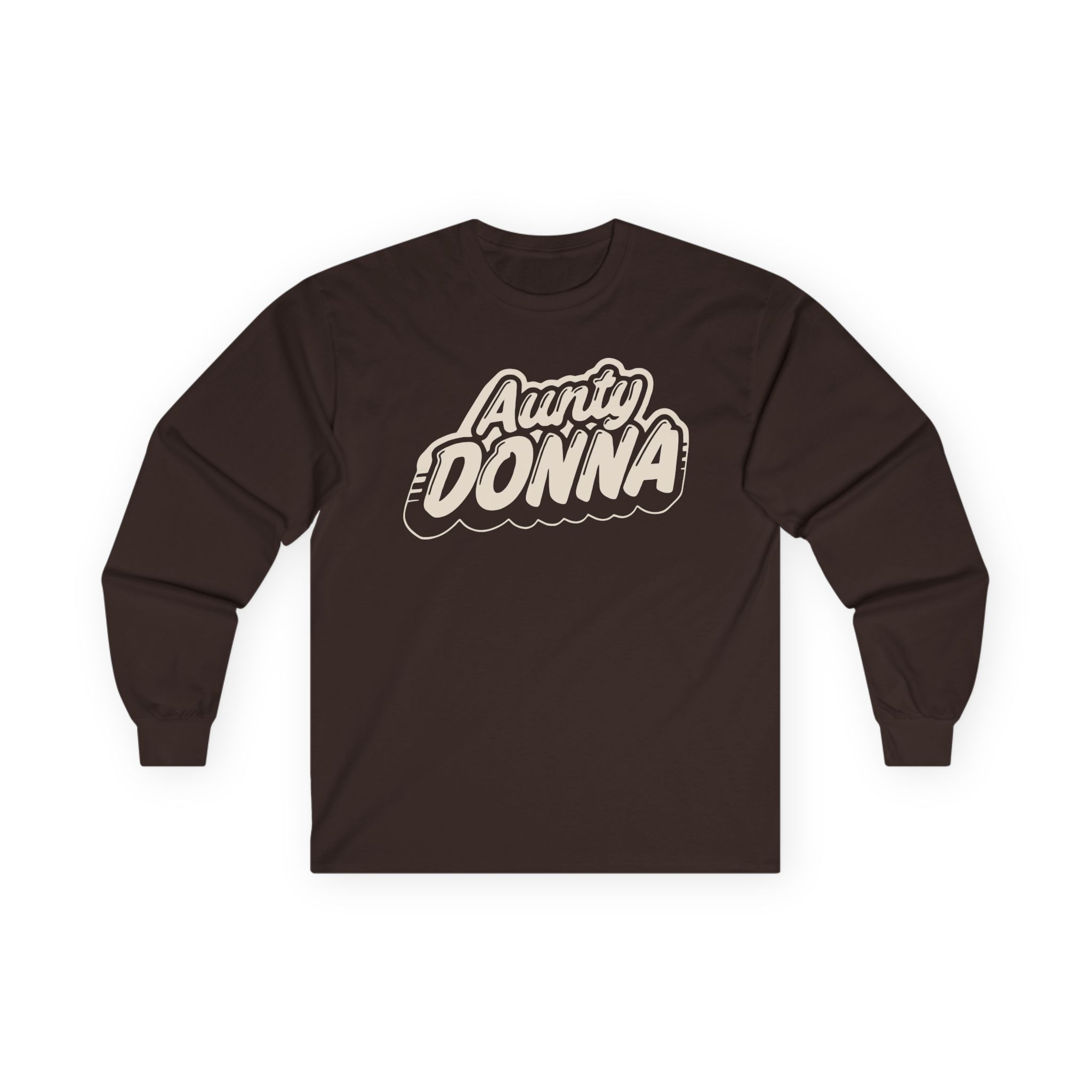 Aunty Donna Bubble Logo Unisex Ultra Cotton Long Sleeve Tee