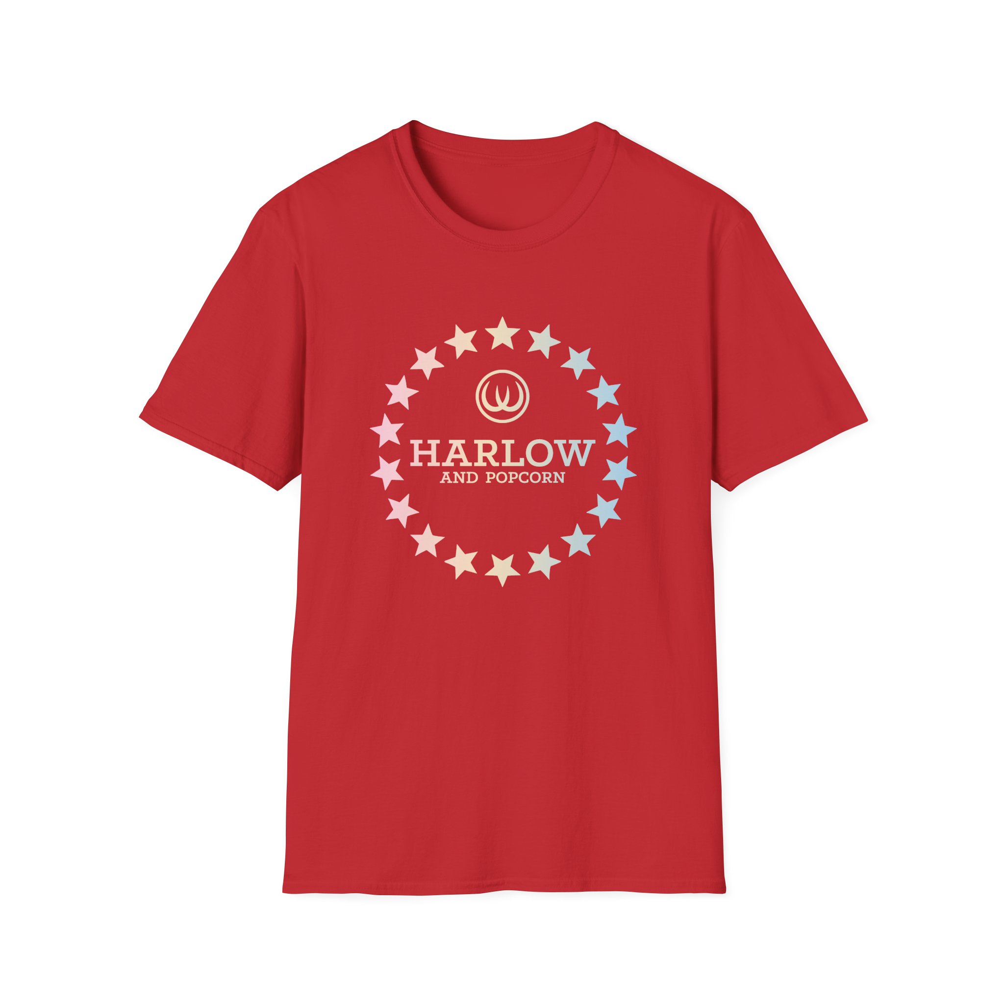 Harlow and Popcorn Unisex Softstyle T-Shirt