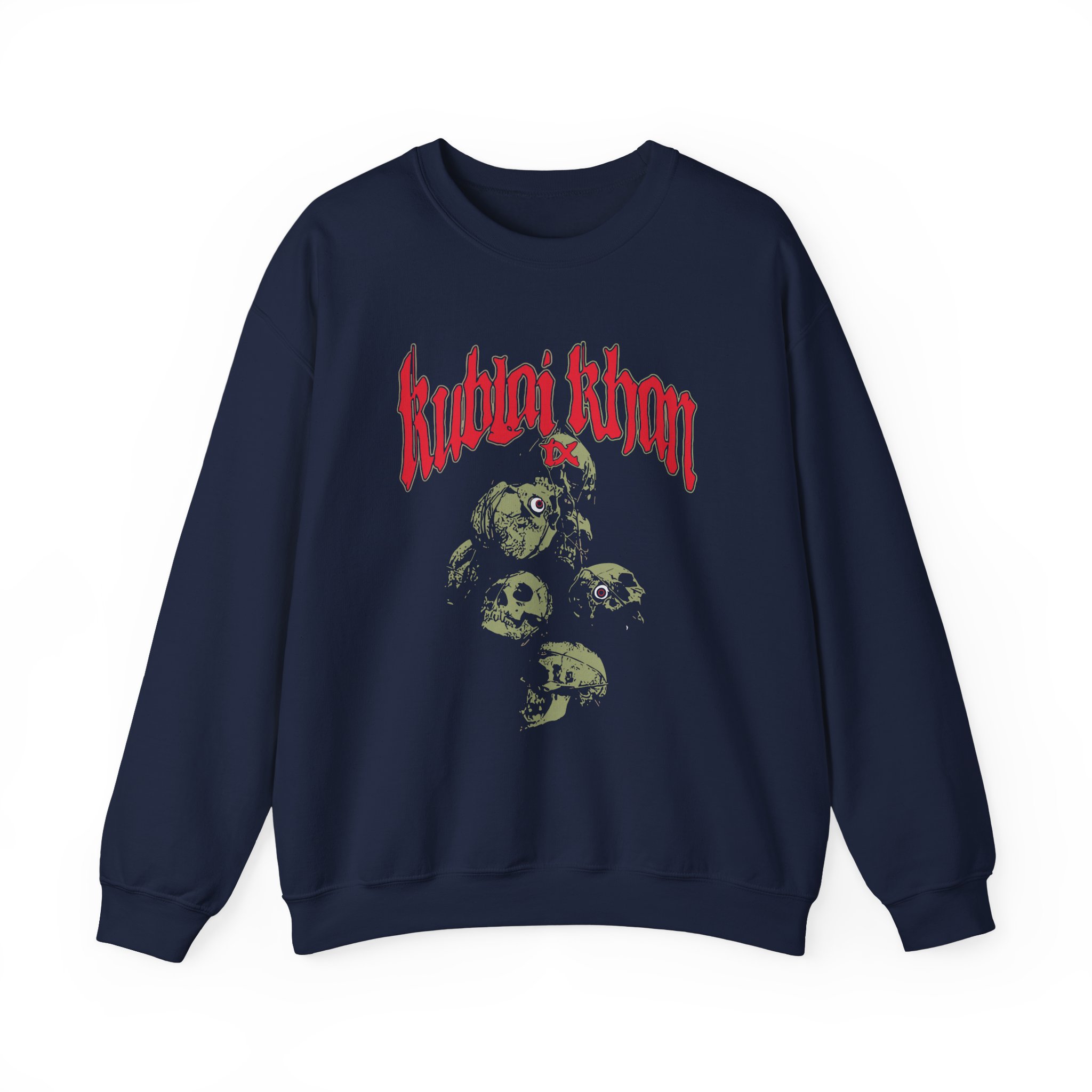 Kublai Khan - Skull Unisex Heavy Blendâ„¢ Crewneck Sweatshirt