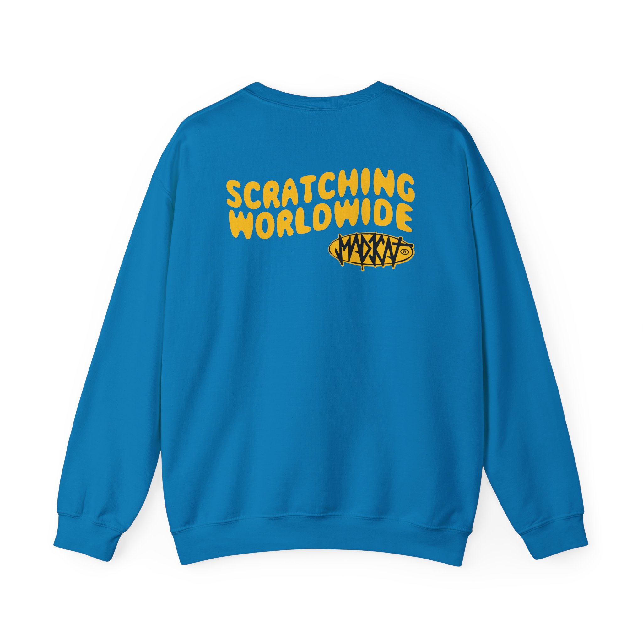 Rubius Scratching Worldwide Unisex Heavy Blendâ„¢ Crewneck Sweatshirt