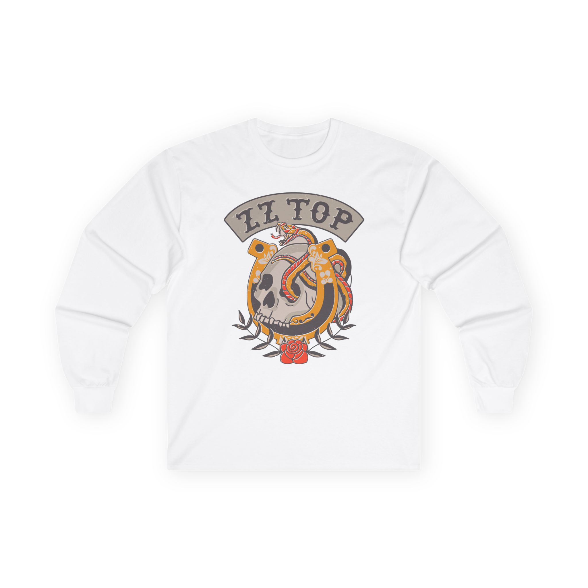 ZZ Top Skull Unisex Ultra Cotton Long Sleeve Tee