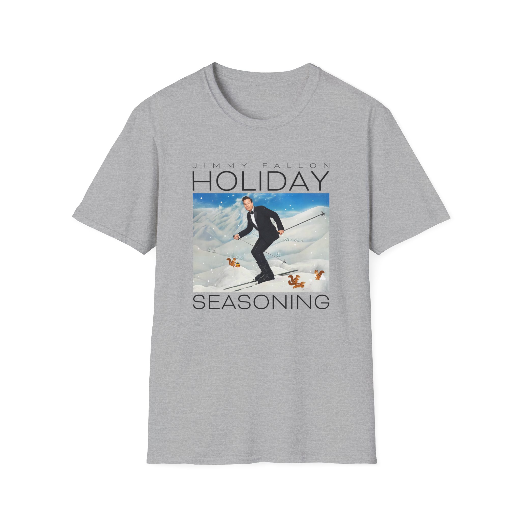 Jimmy Fallon Holiday Seasoning Unisex Softstyle T-Shirt