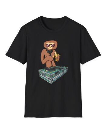 Spoonkid Dj Monke Unisex Softstyle T-Shirt