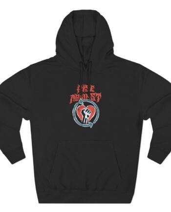 Rise Against Chalk Heartfist Three-Panel Fleece Hoodie
