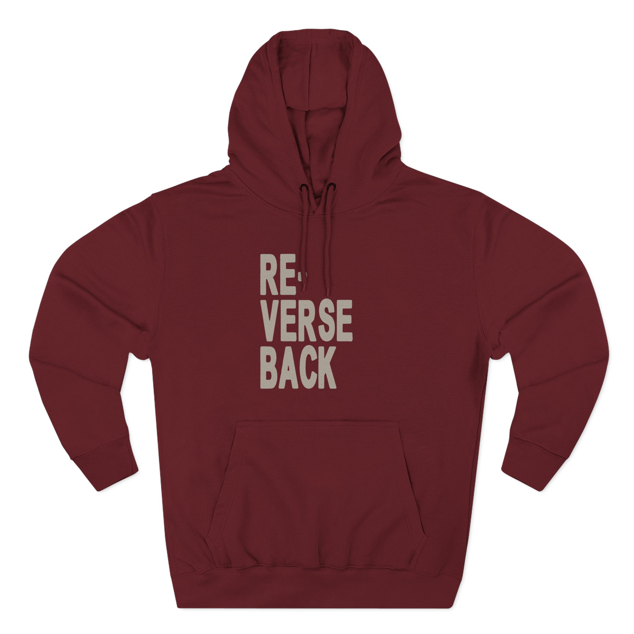 Armchair Expert Reverse Back Three-Panel Fleece Hoodie