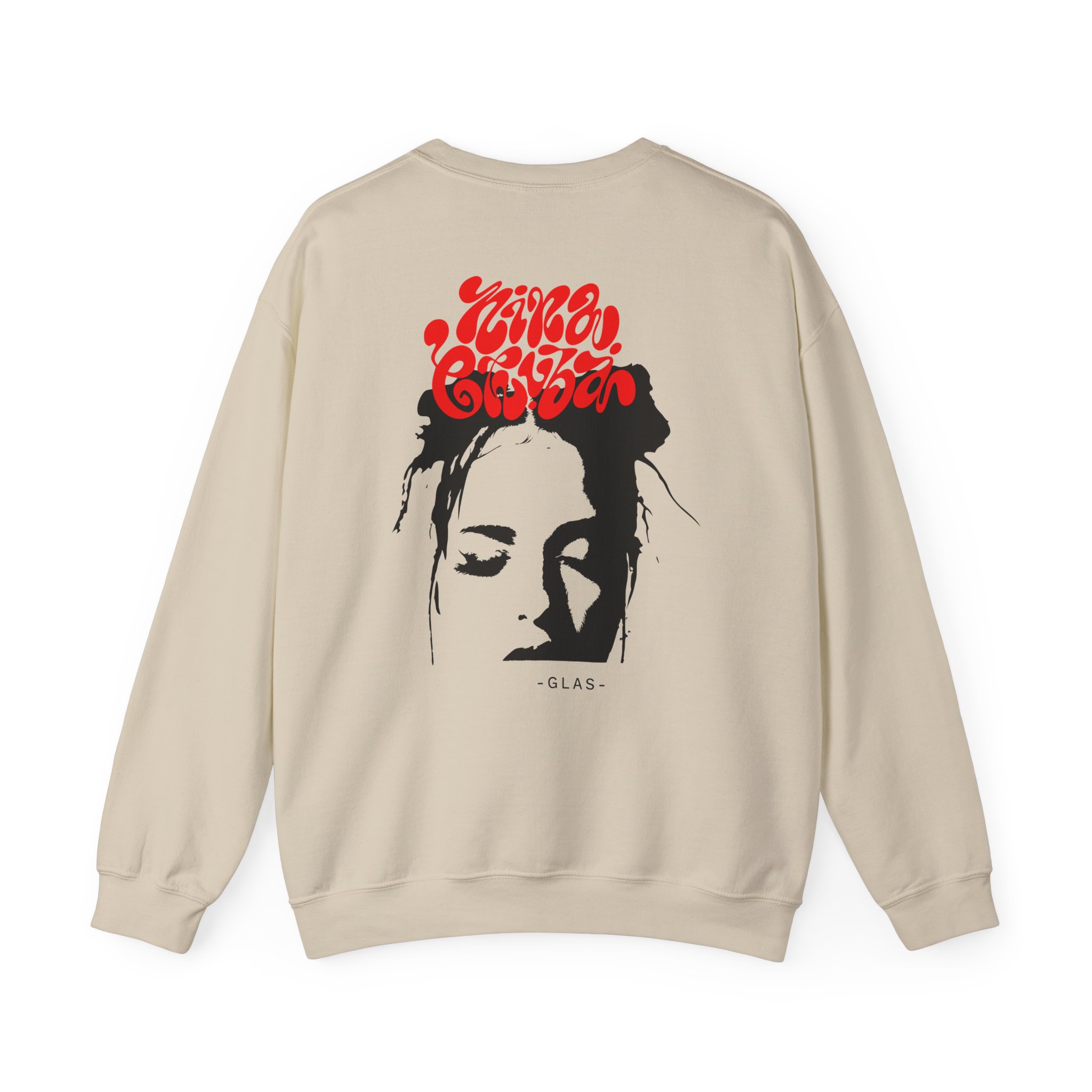 Nina Chuba Vinyl Unisex Heavy Blendâ„¢ Crewneck Sweatshirt