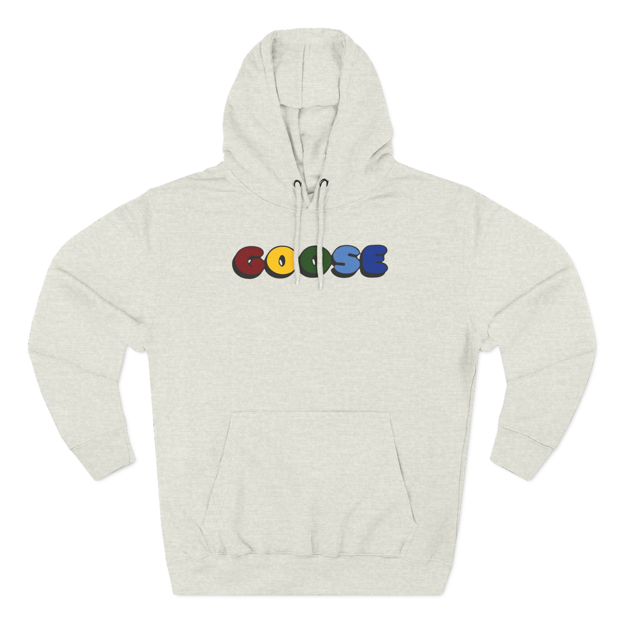 Goose Three-Panel Fleece Hoodie