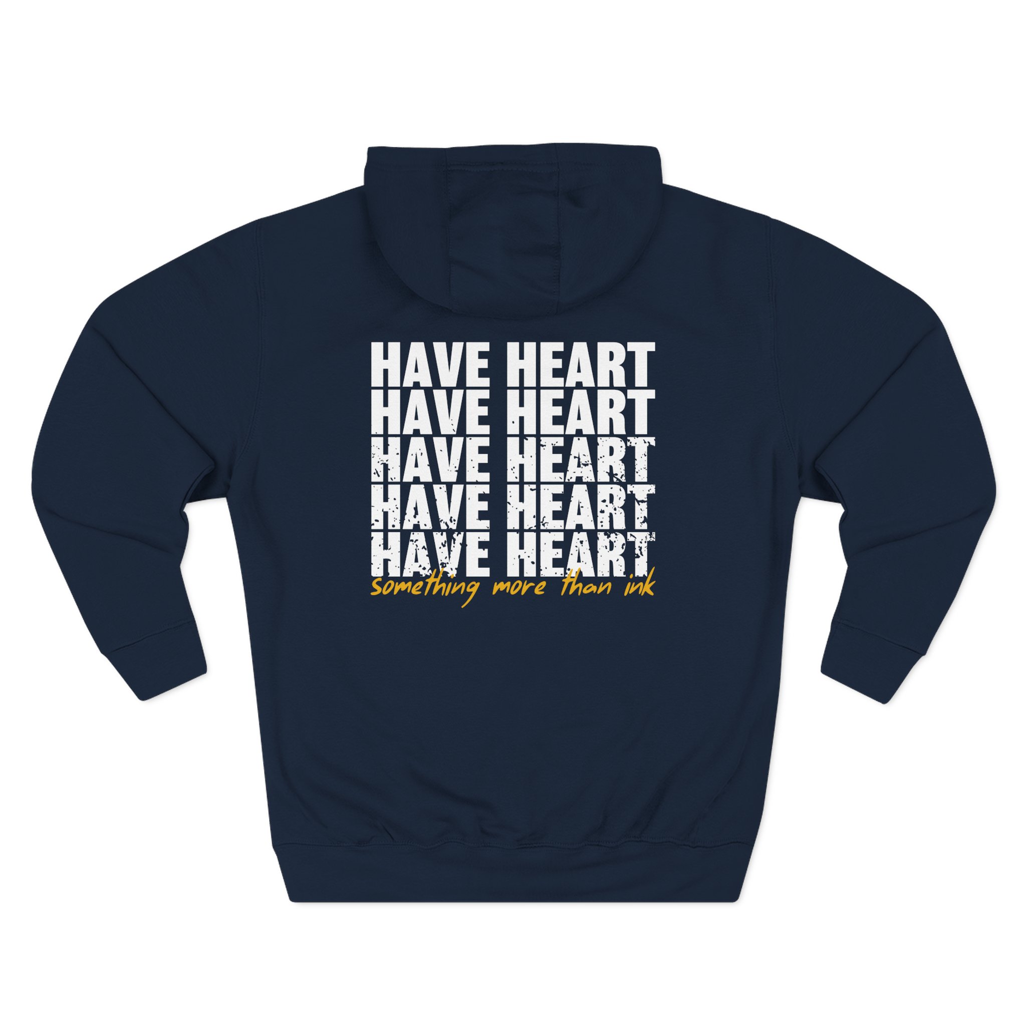 Have Heart Something More Than Ink Three-Panel Fleece Hoodie