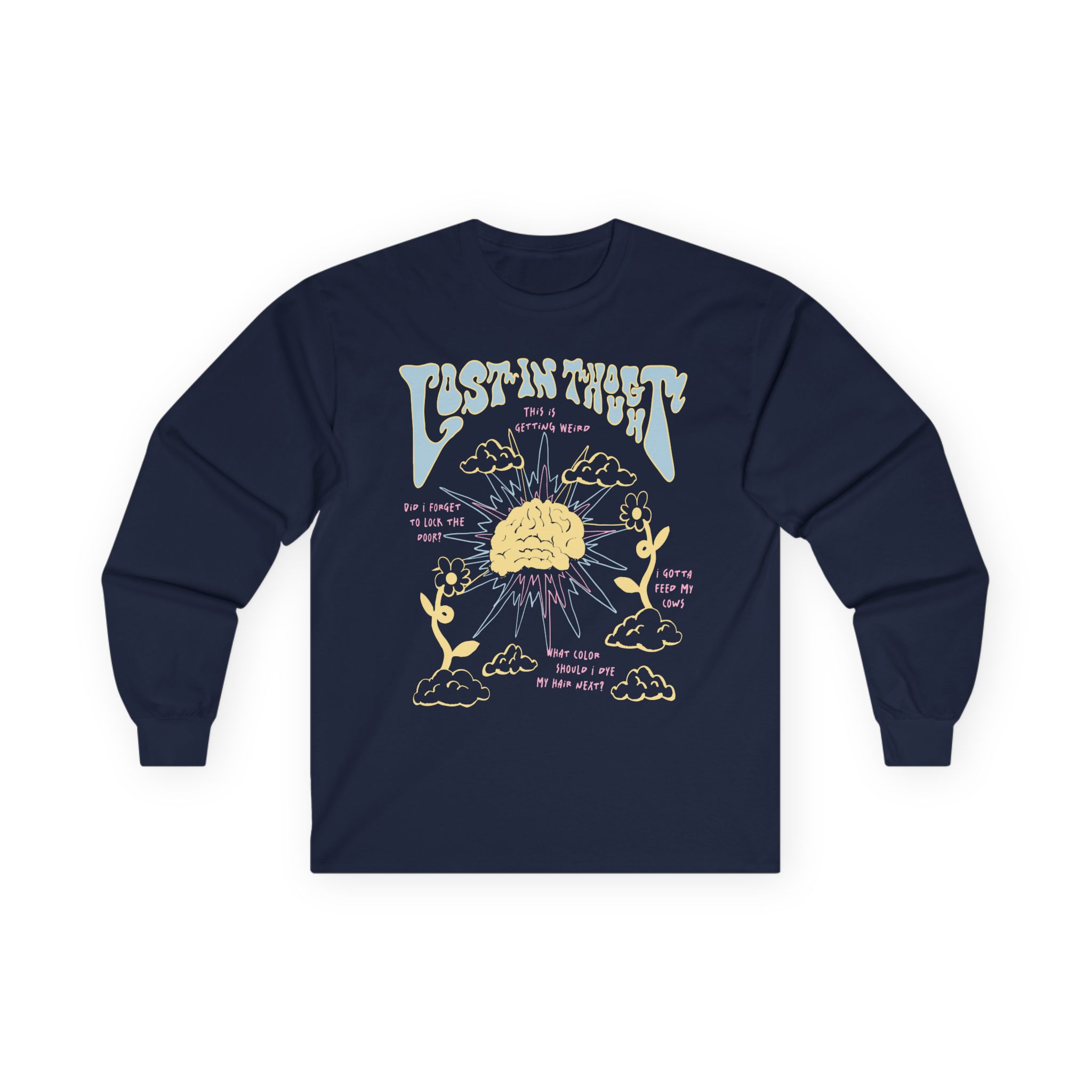 Kallmekris Lost In Thought Unisex Ultra Cotton Long Sleeve Tee