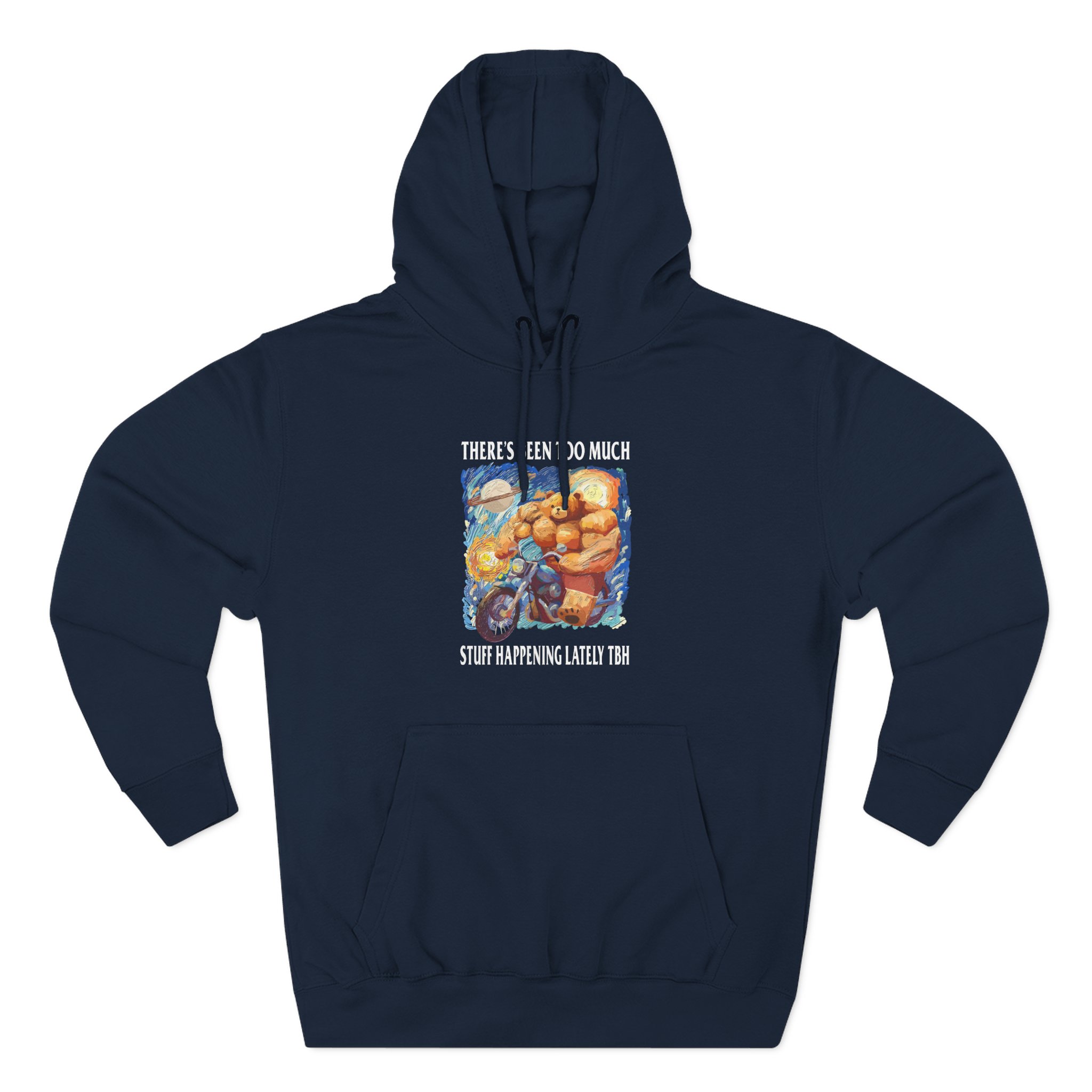 Happening Lately Three-Panel Fleece Hoodie