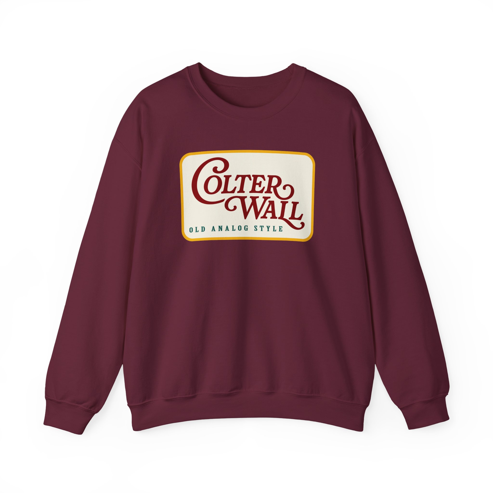 Colter Wall Old Analog Style Unisex Heavy Blendâ„¢ Crewneck Sweatshirt