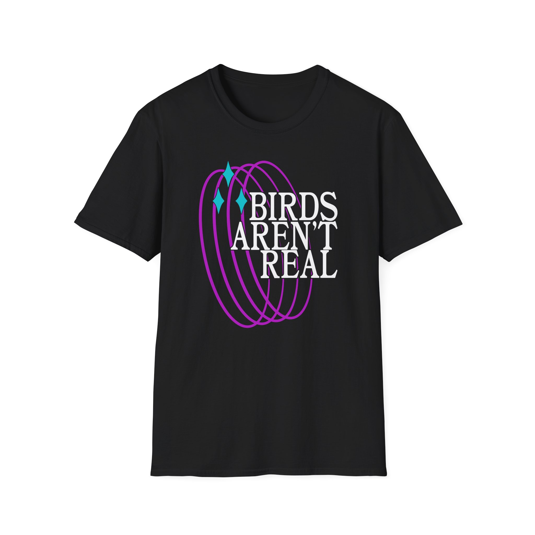 Birds Arent Real Unisex Softstyle T-Shirt