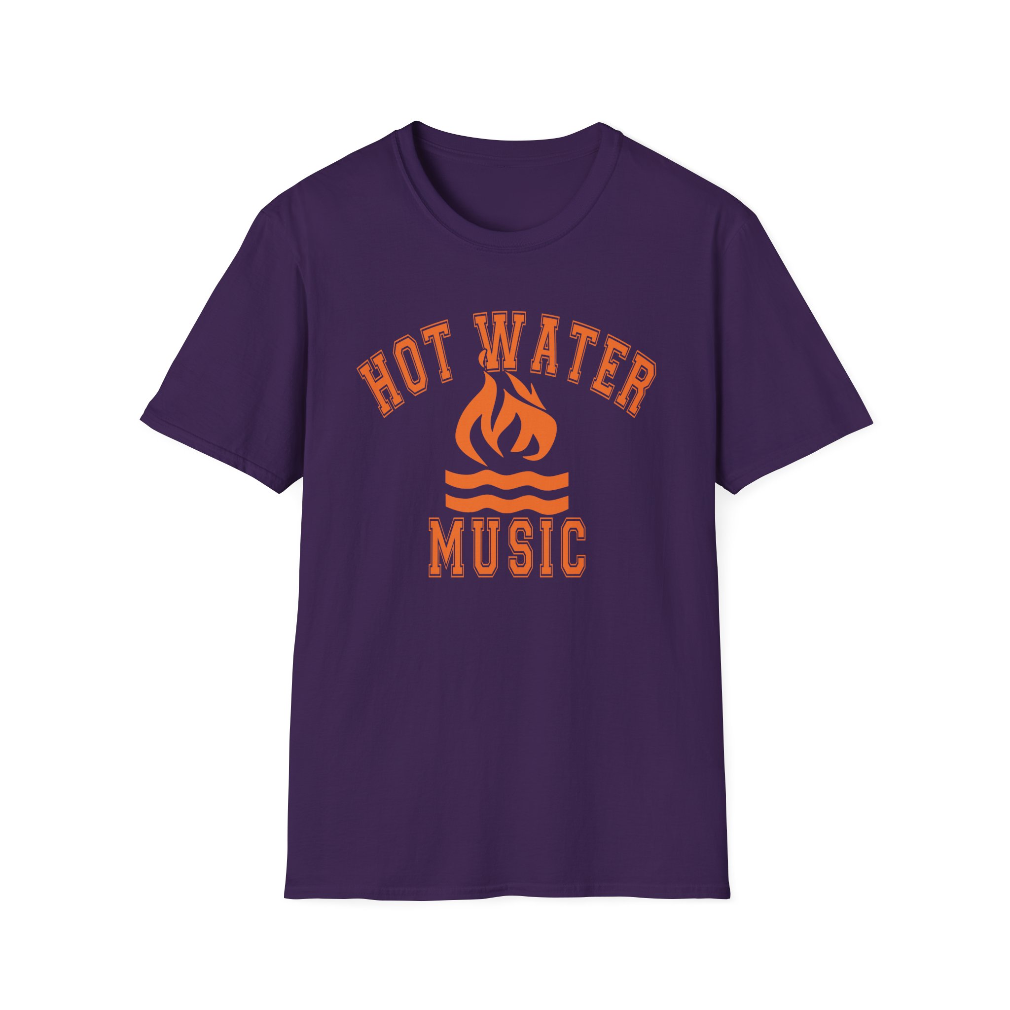 Hot Water Music College Flame Unisex Softstyle T-Shirt