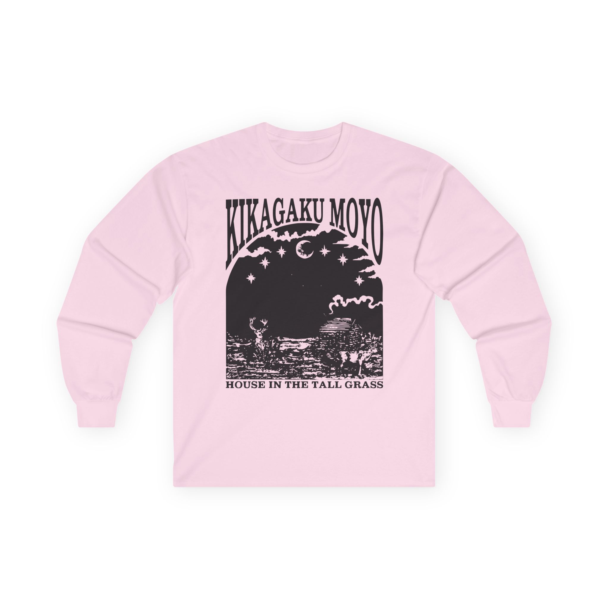 Kikagaku Moyo House in the Tall Grass Unisex Ultra Cotton Long Sleeve Tee