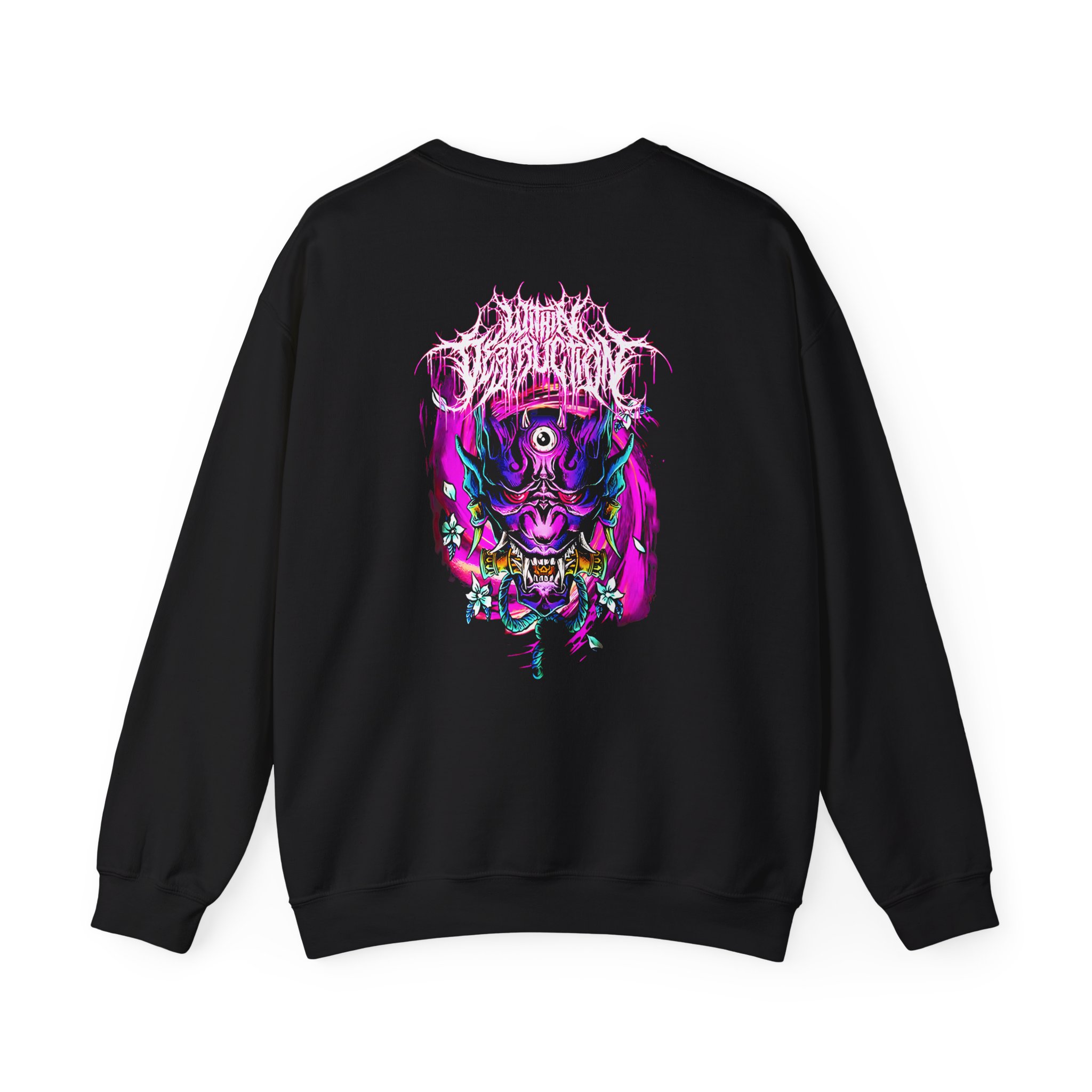 Within Destruction Demon Mask Unisex Heavy Blend Crewneck Sweatshirt