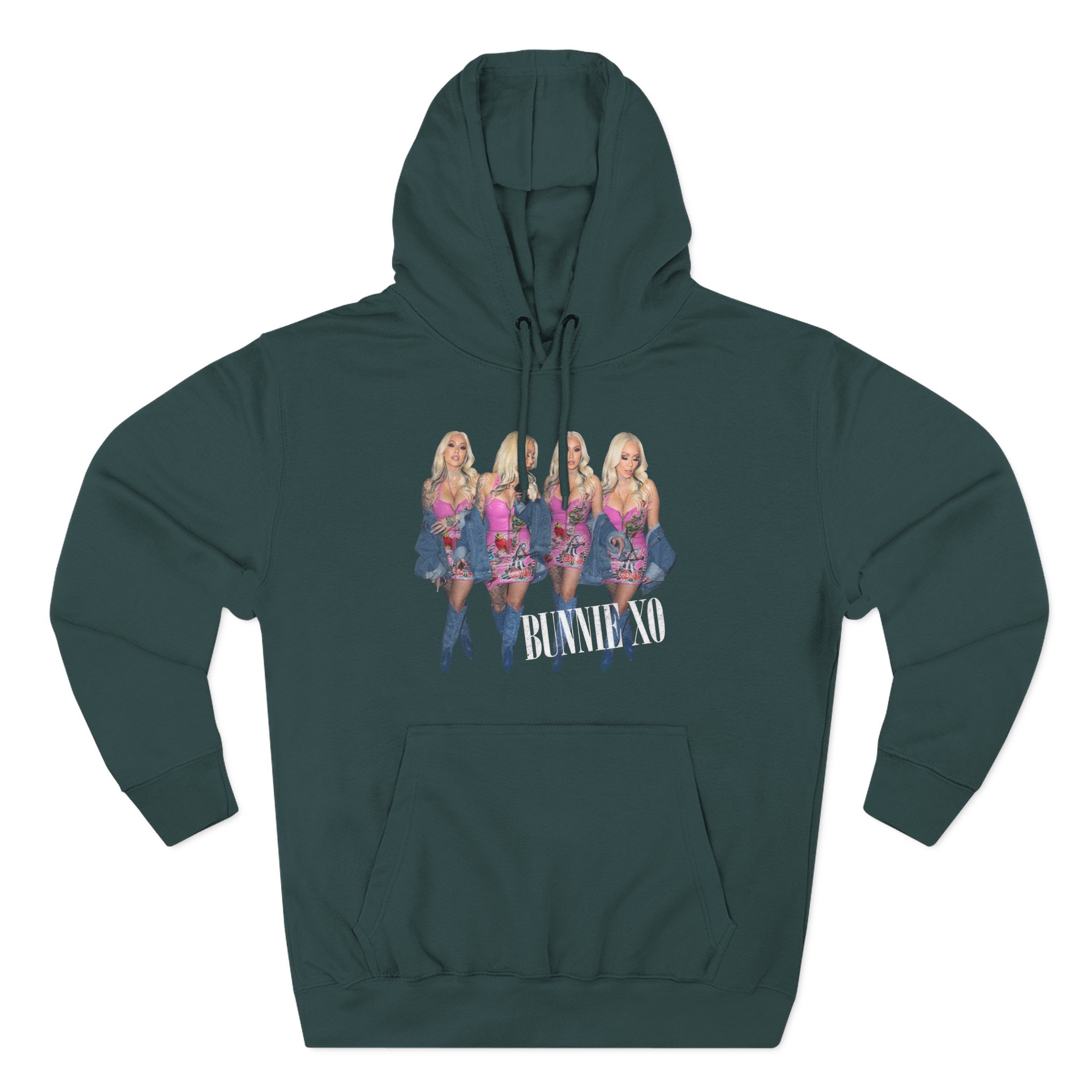 Bunnie Xo Three-Panel Fleece Hoodie